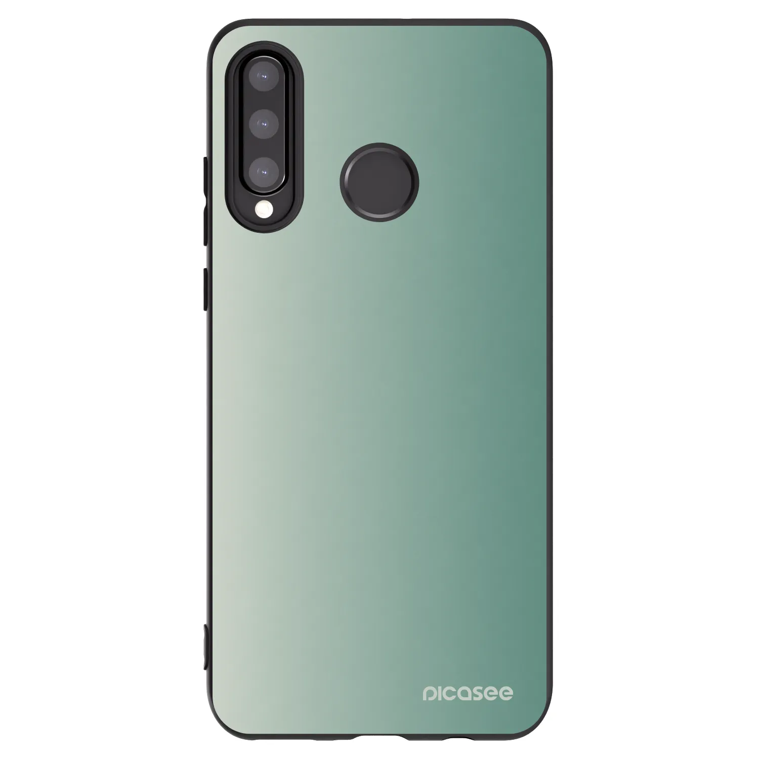 Picasee silikonski črni ovitek za Huawei P30 Lite - Misty Sage