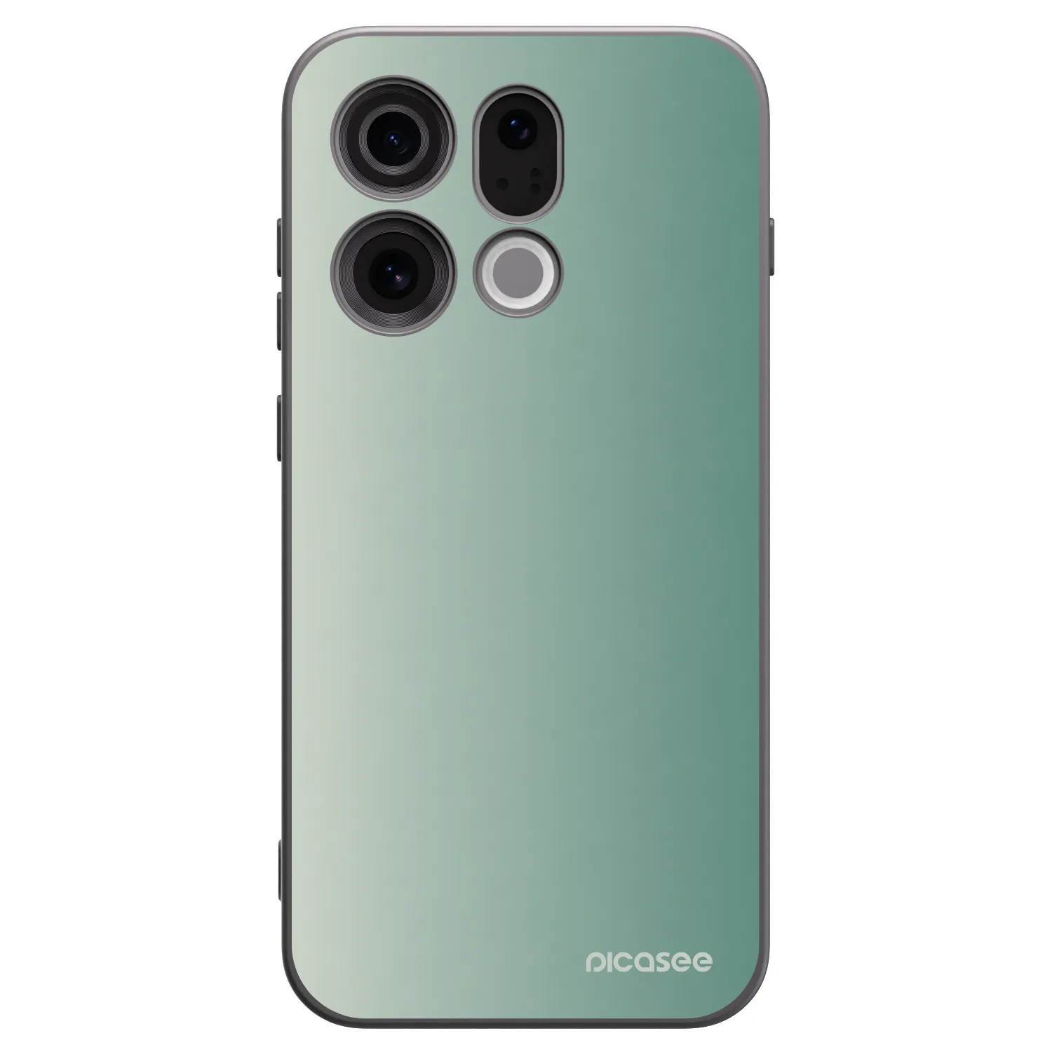Picasee silikonski črni ovitek za OPPO Find X9 - Misty Sage