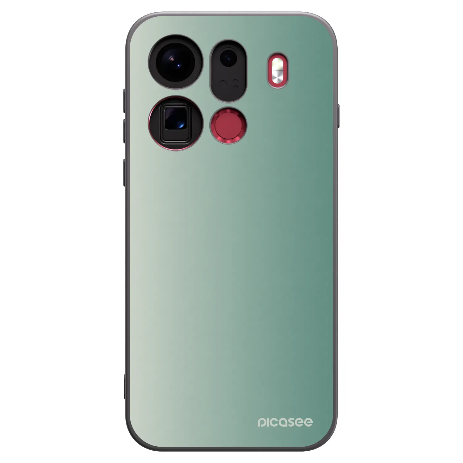 Picasee silikonski črni ovitek za OPPO Find X9 Pro - Misty Sage