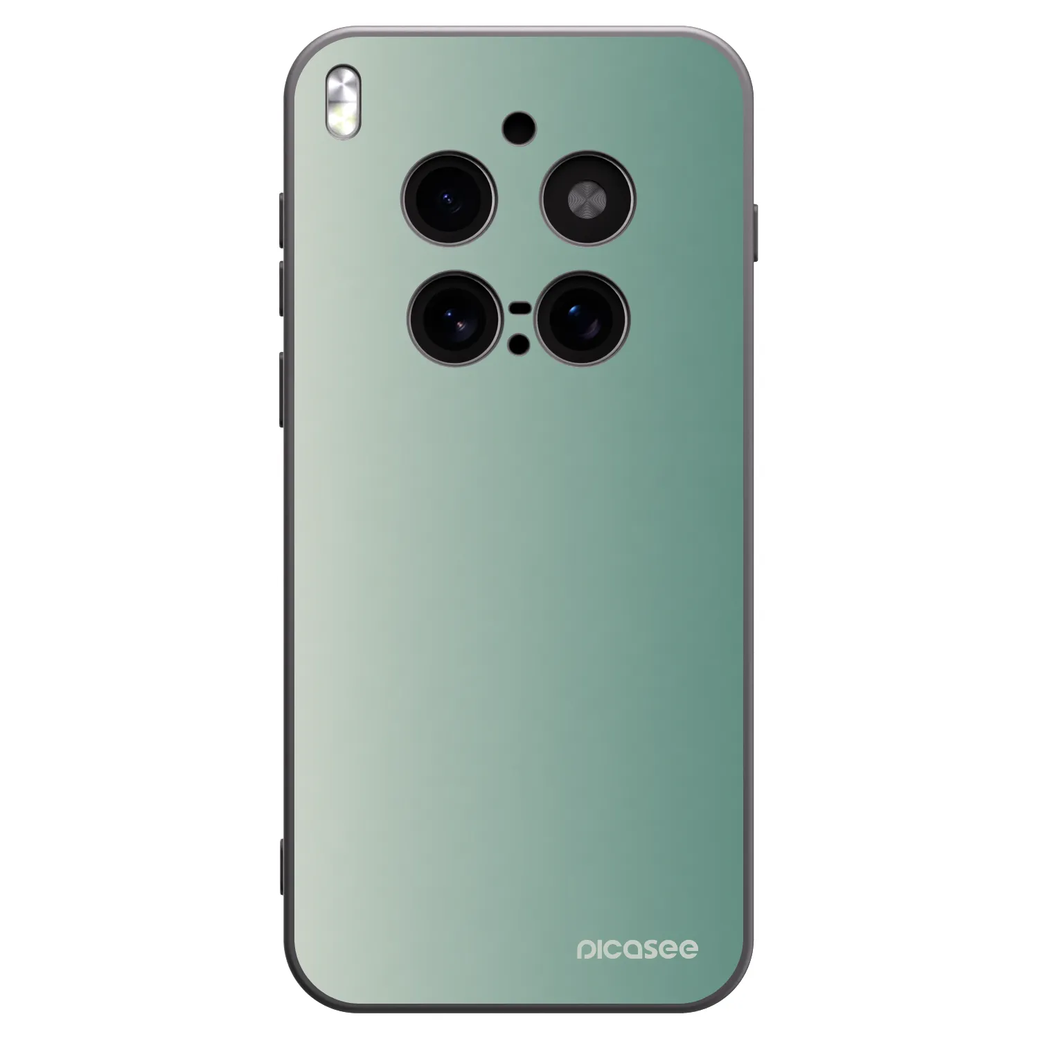 Picasee silikonski črni ovitek za Vivo X300 Pro - Misty Sage