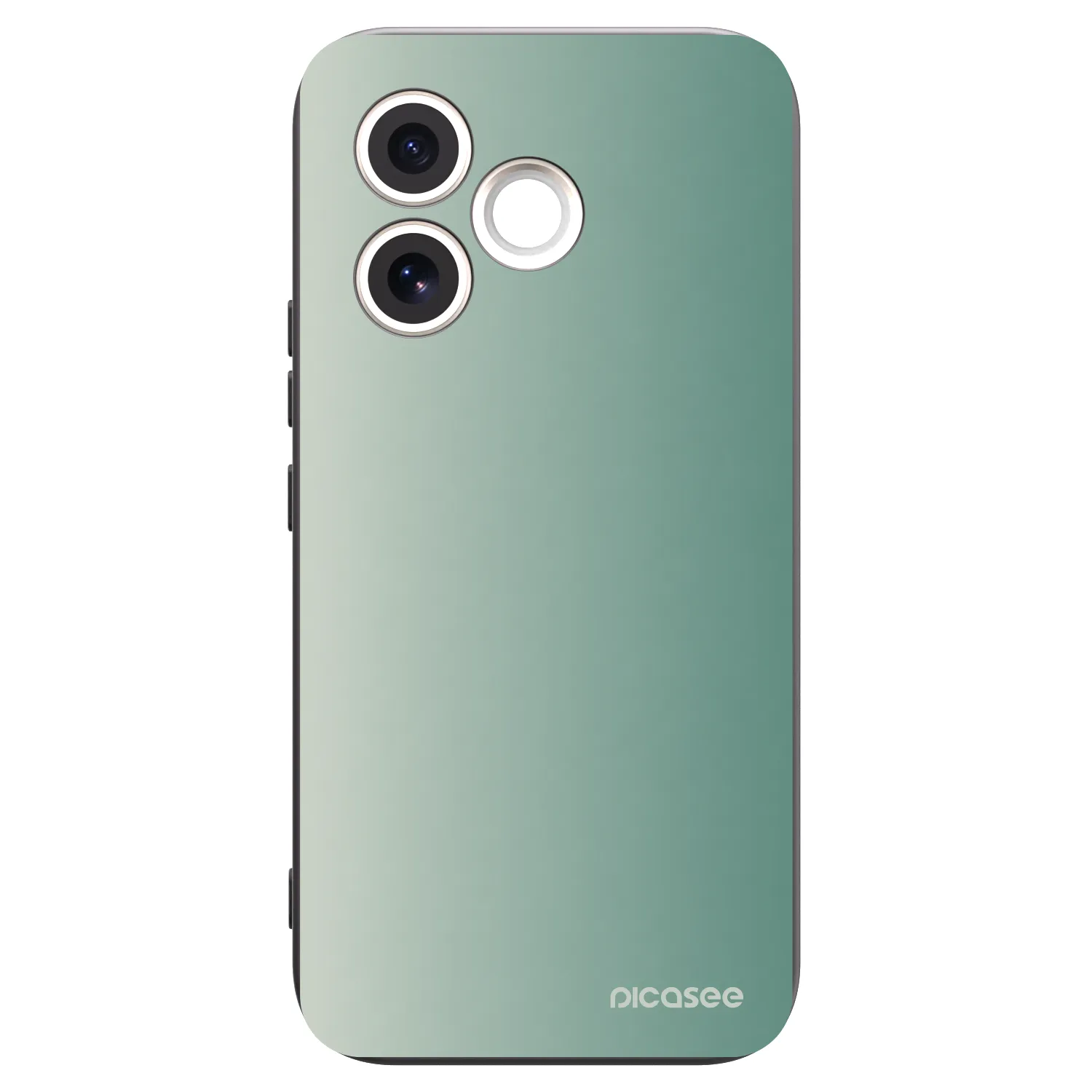 Picasee silikonski črni ovitek za Honor 600 Lite - Misty Sage