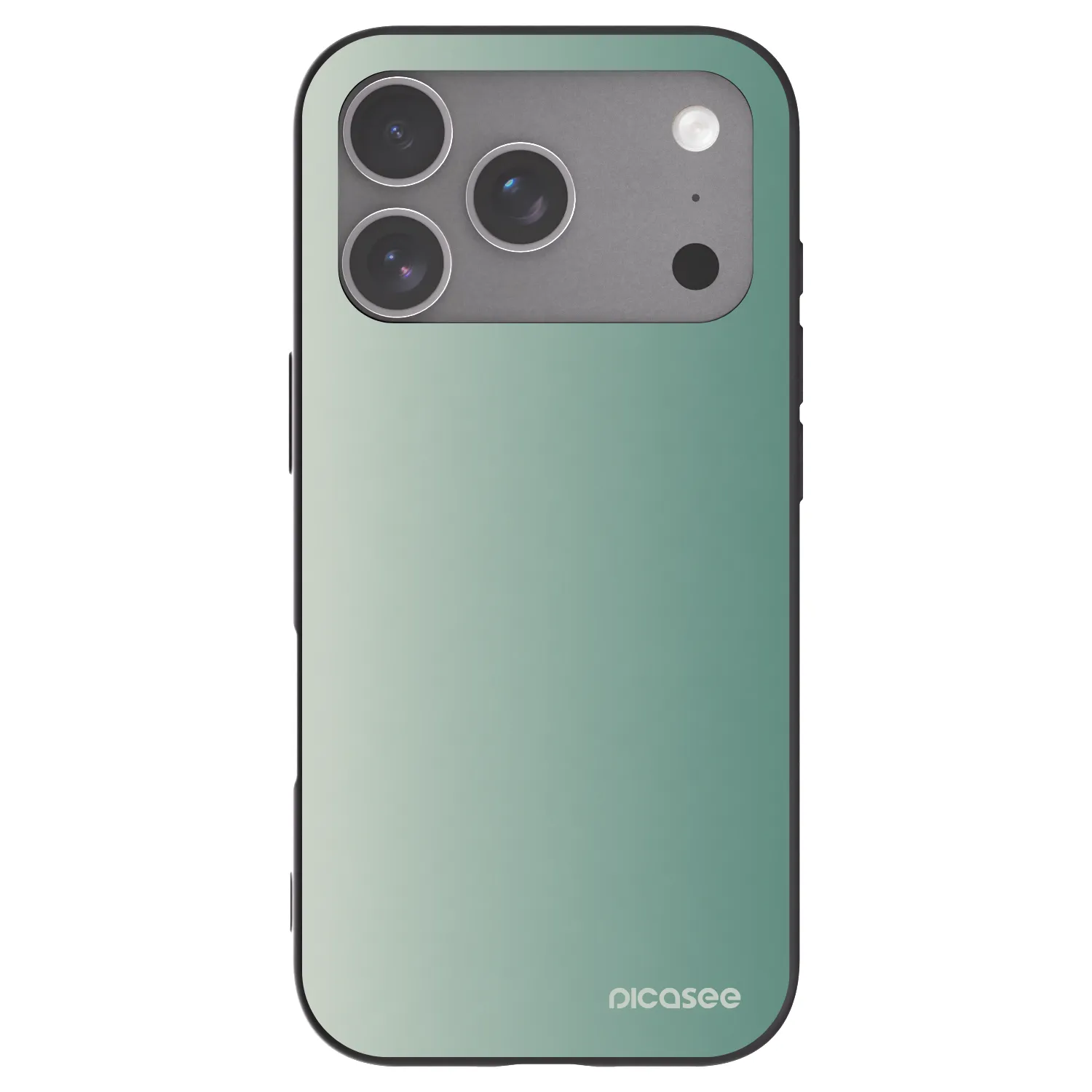 Picasee silikonski črni ovitek za Apple iPhone 18 Pro - Misty Sage