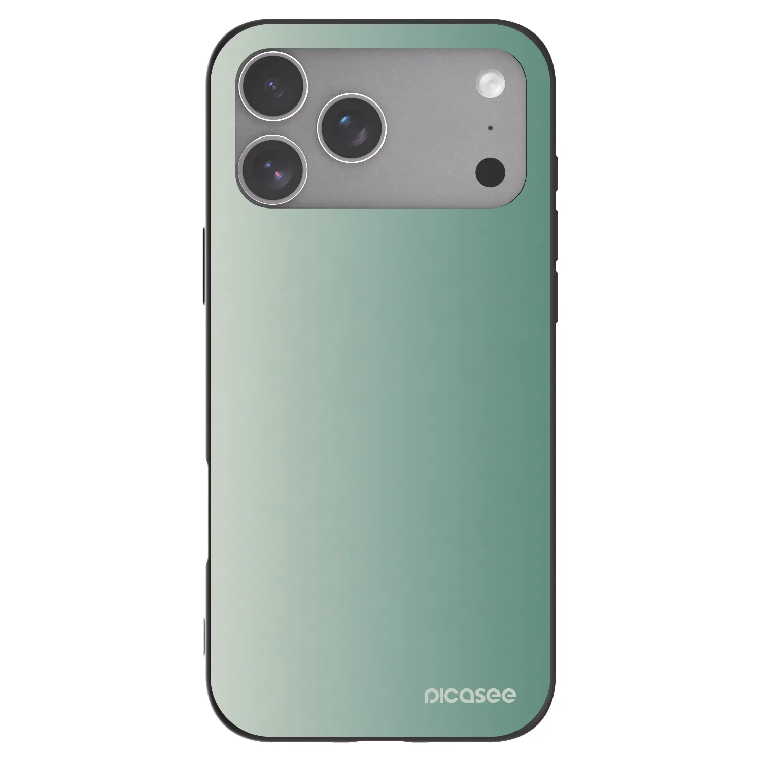 Picasee silikonski črni ovitek za Apple iPhone 18 Pro Max - Misty Sage