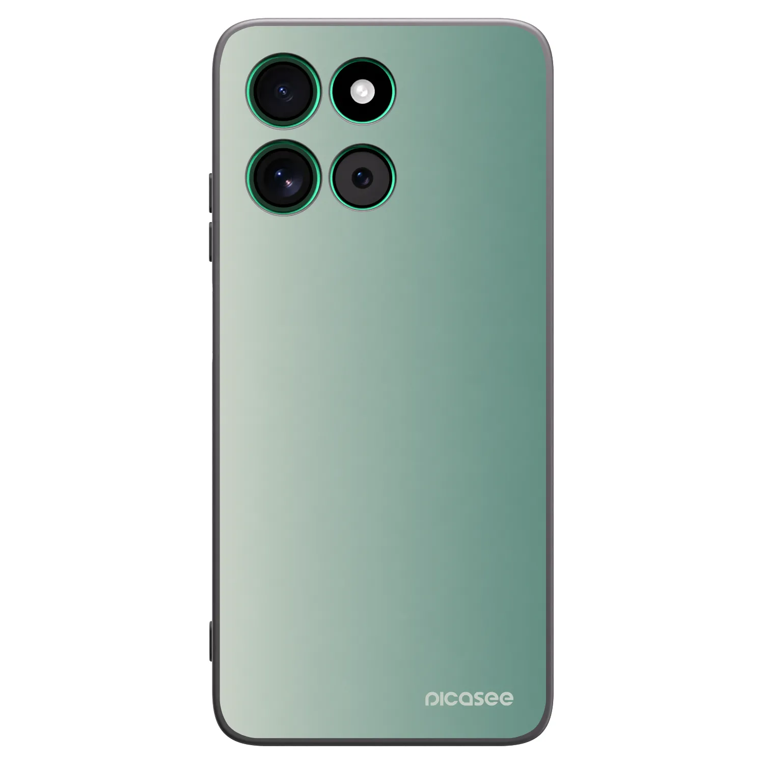 Picasee silikonski črni ovitek za Motorola Moto G57 Power - Misty Sage