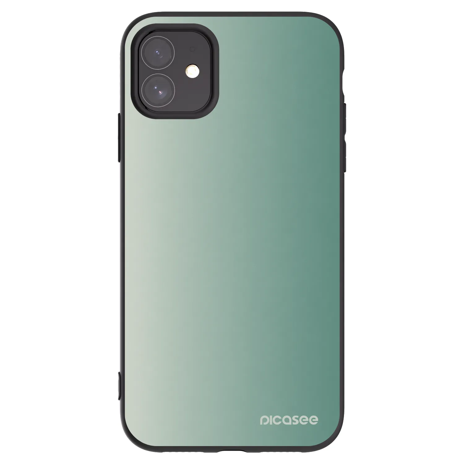 Picasee silikonski črni ovitek za Apple iPhone 11 - Misty Sage