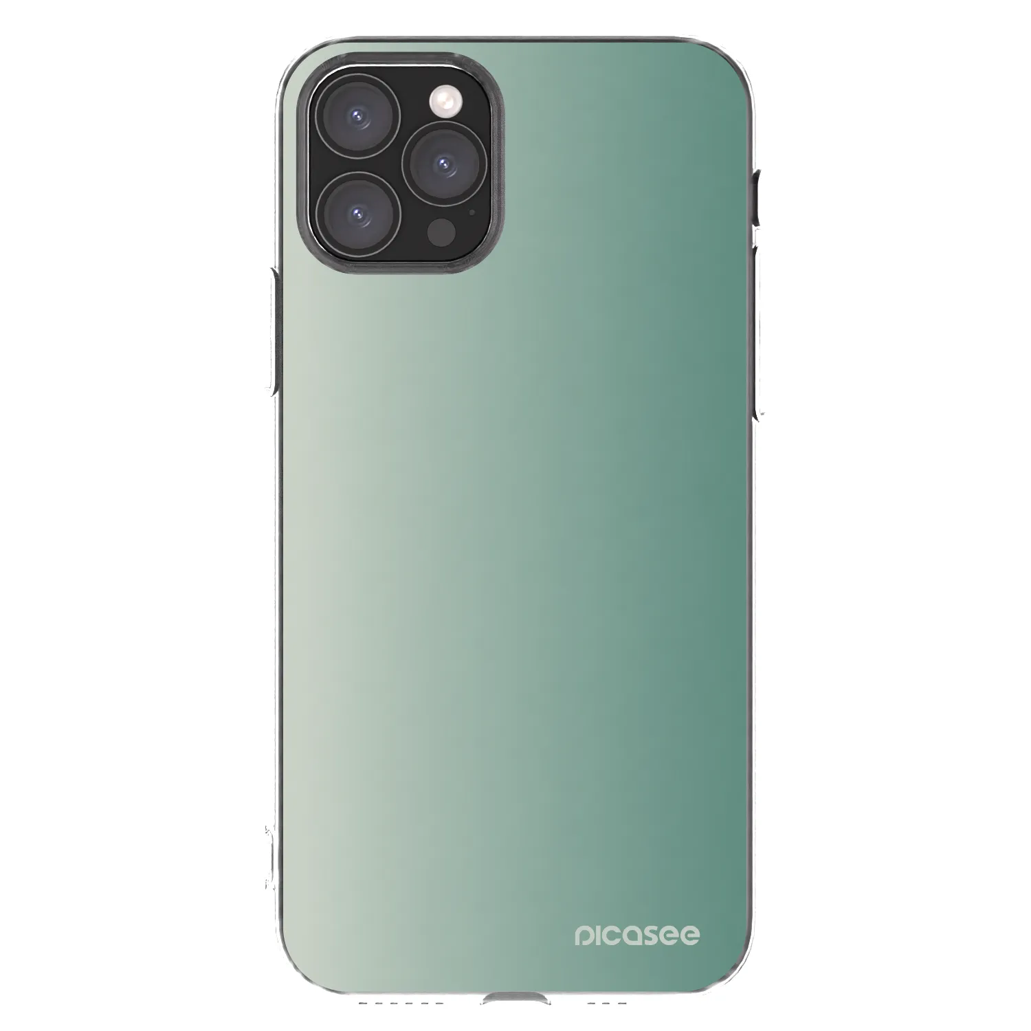 Picasee silikonski prozorni ovitek za Apple iPhone 11 Pro - Misty Sage