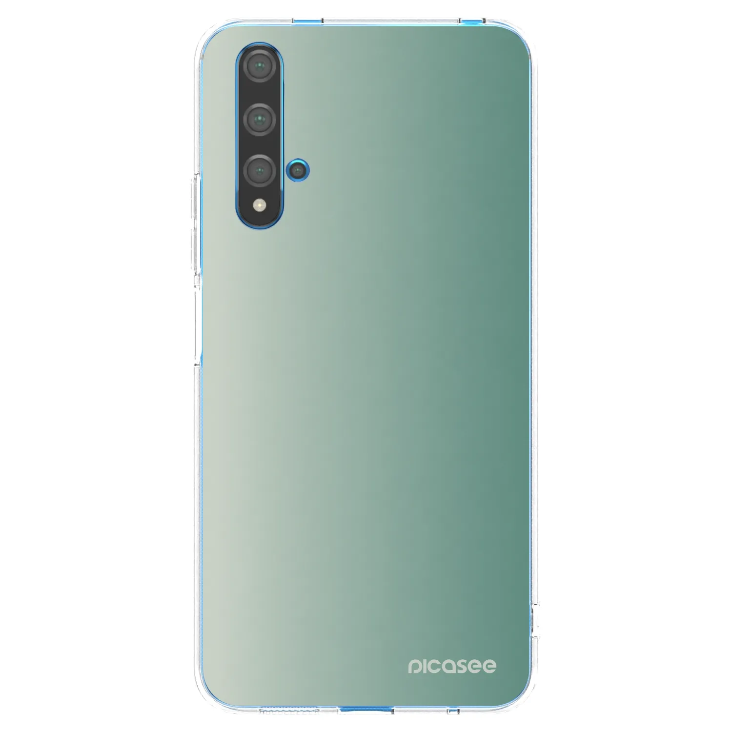 Picasee silikonski prozorni ovitek za Huawei Nova 5T - Misty Sage