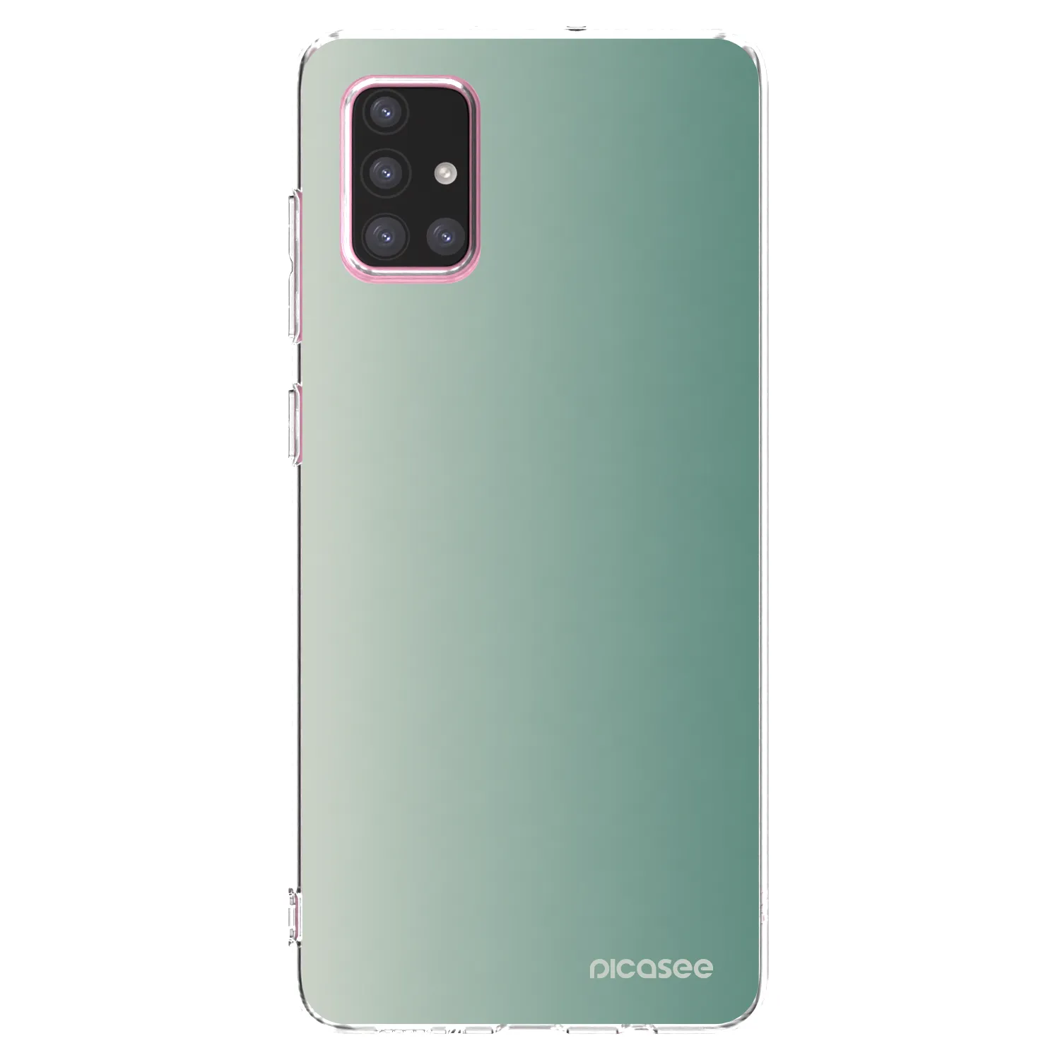Picasee silikonski prozorni ovitek za Samsung Galaxy A71 A715F - Misty Sage