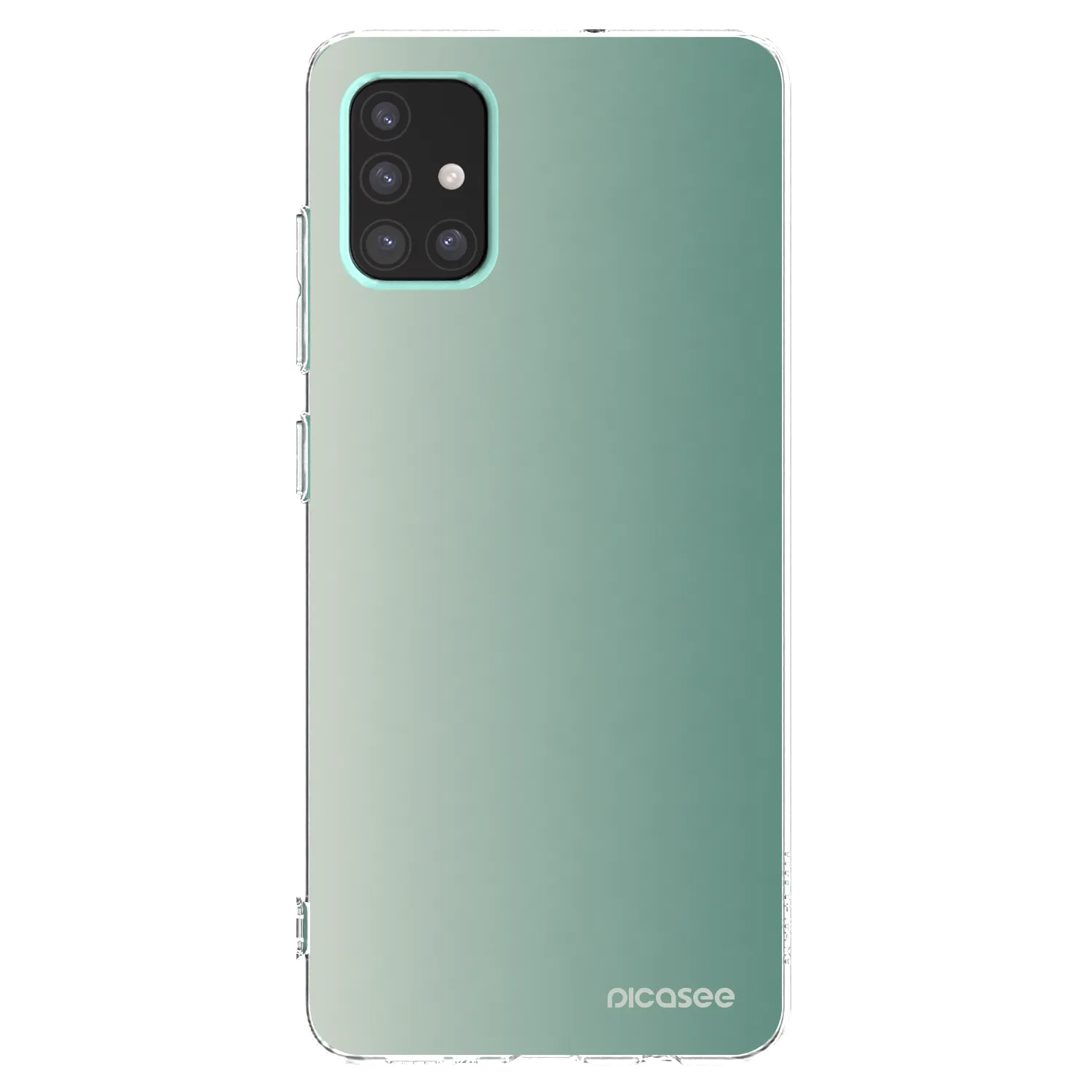Picasee silikonski prozorni ovitek za Samsung Galaxy A51 A515F - Misty Sage