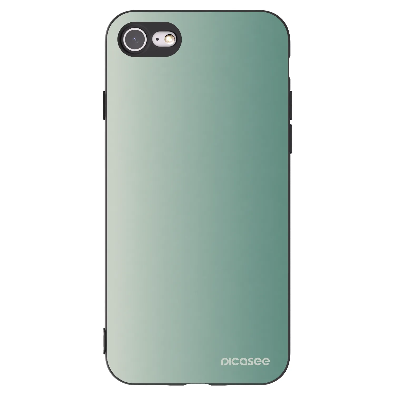 Picasee silikonski črni ovitek za Apple iPhone SE 2020 - Misty Sage