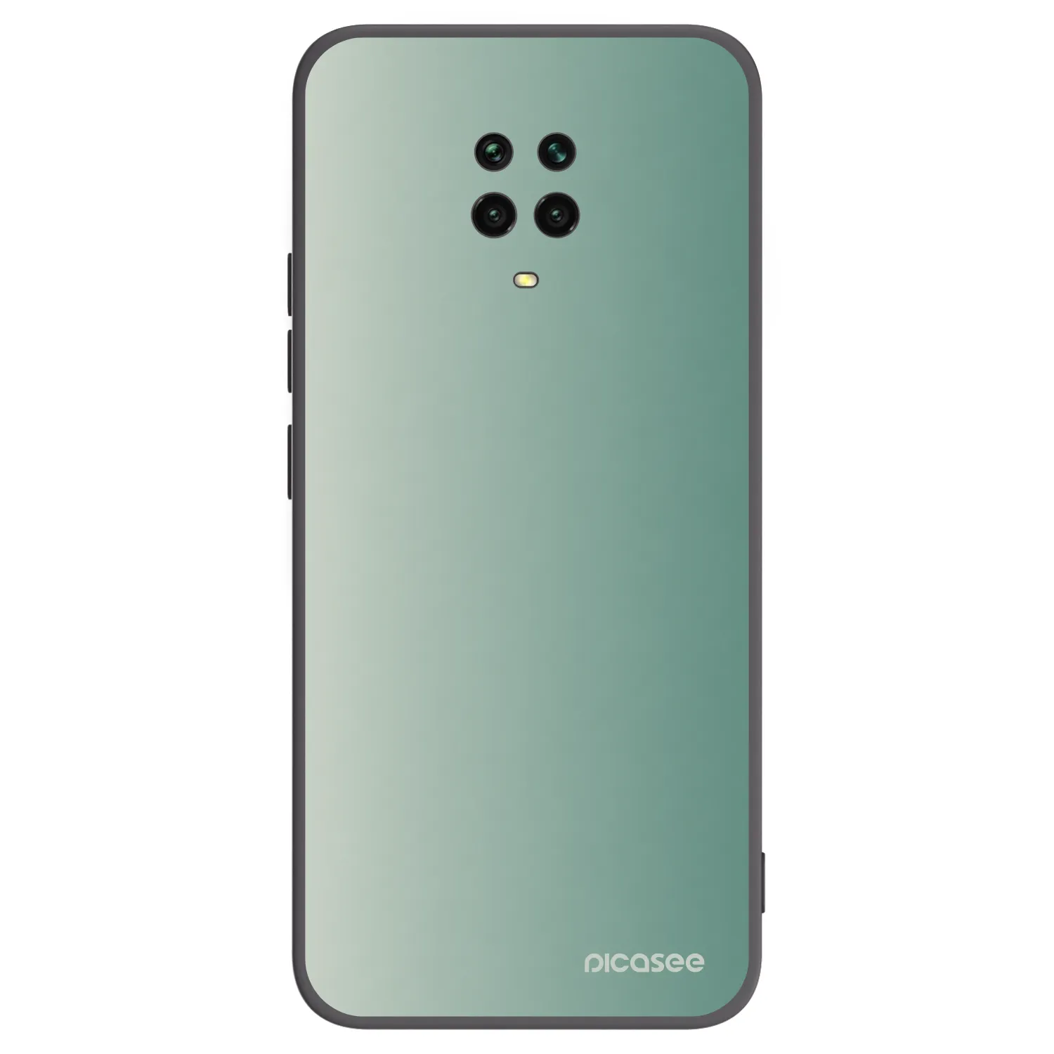 Picasee silikonski črni ovitek za Xiaomi Redmi Note 9S - Misty Sage