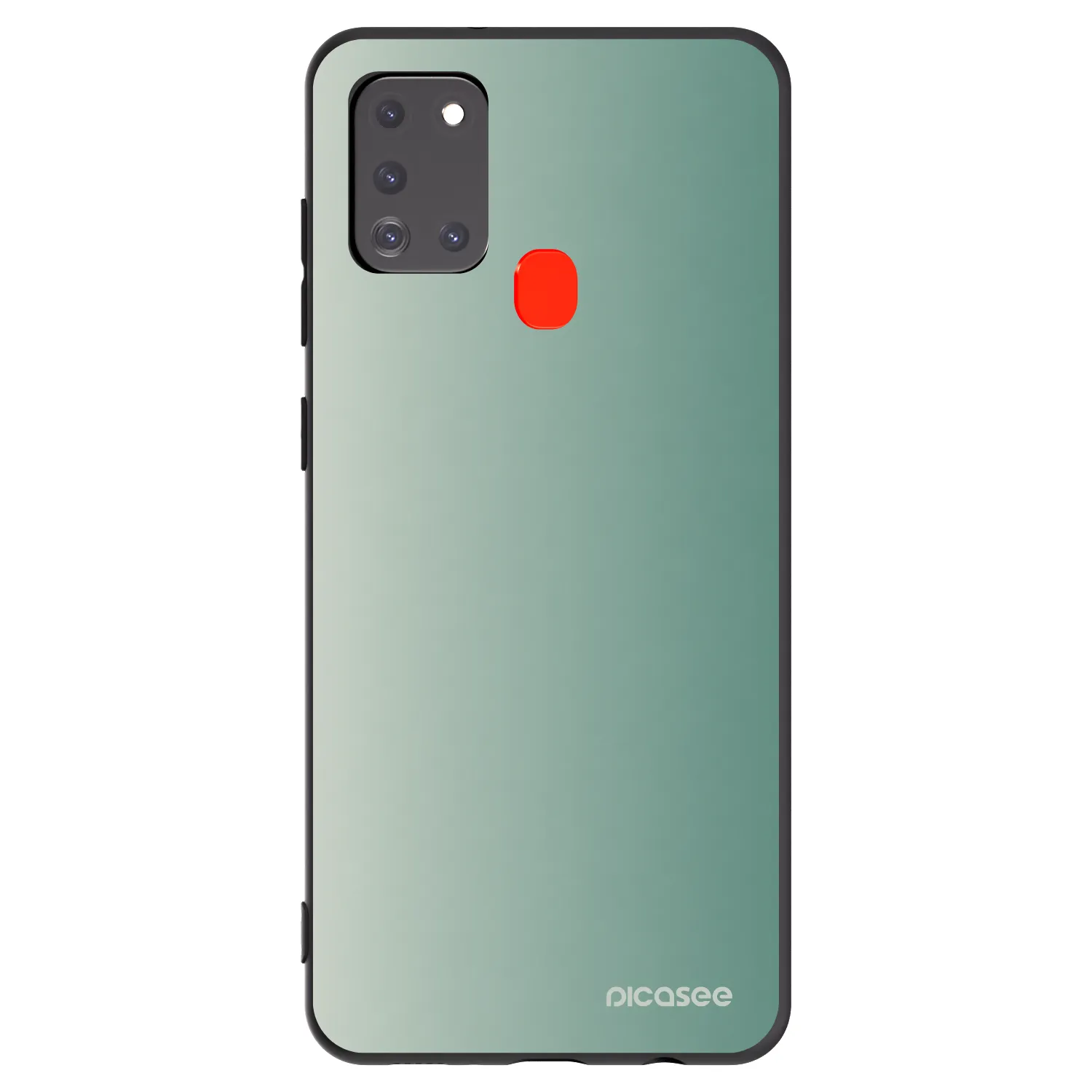 Picasee silikonski črni ovitek za Samsung Galaxy A21s - Misty Sage