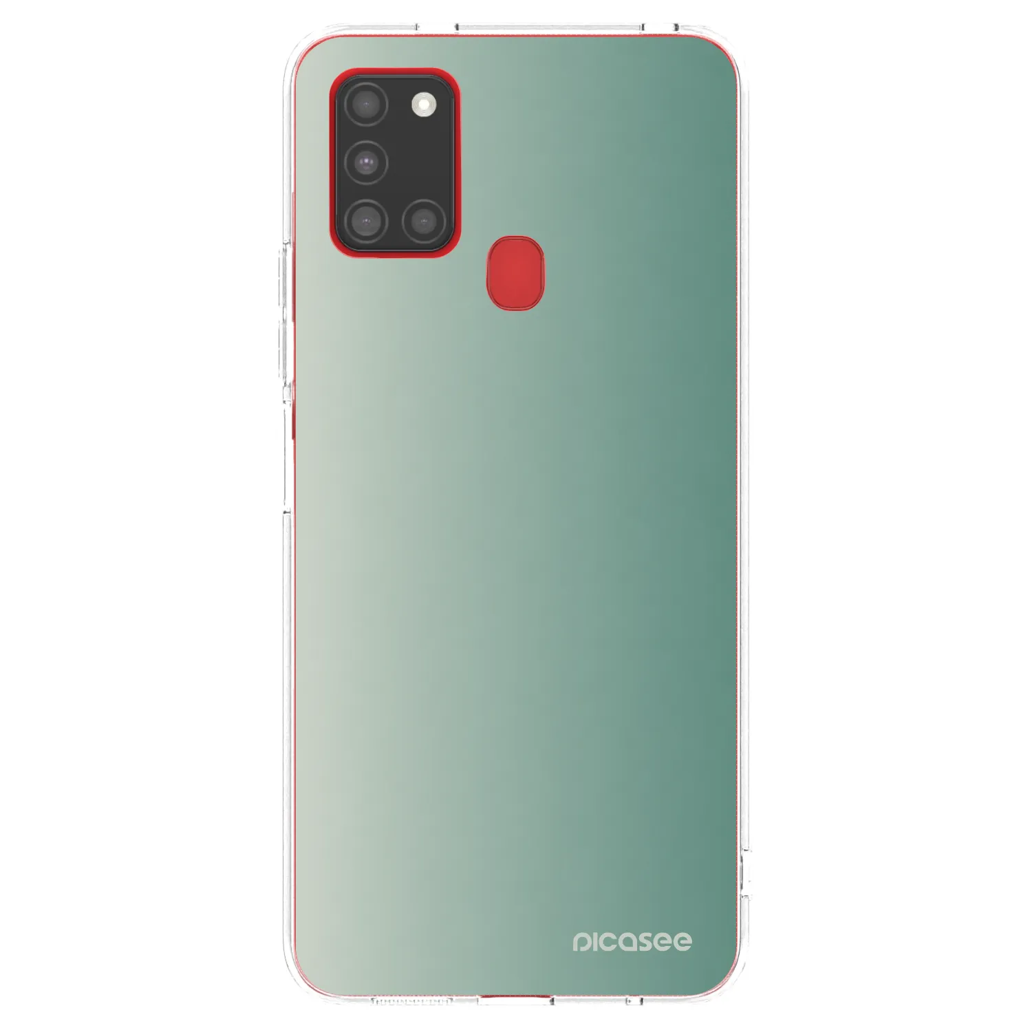 Picasee silikonski prozorni ovitek za Samsung Galaxy A21s - Misty Sage