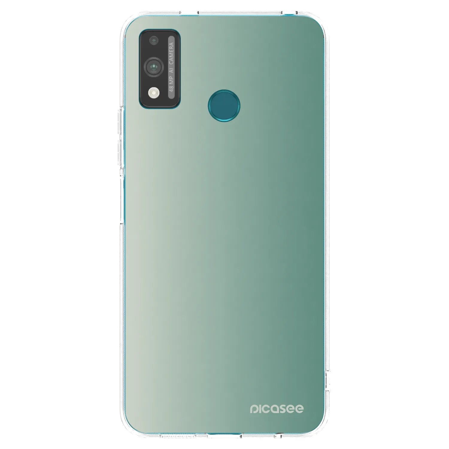 Picasee silikonski prozorni ovitek za Honor 9X Lite - Misty Sage