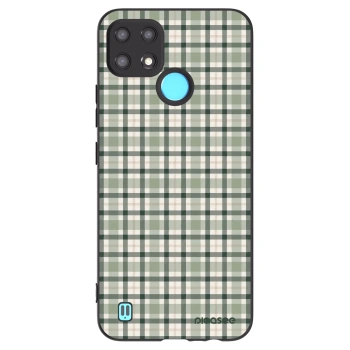 Ovitek za Realme C21 - Sage Tartan