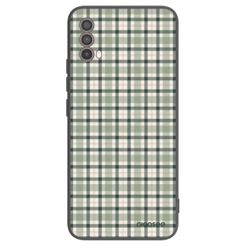 Ovitek za Motorola Moto E40 - Sage Tartan