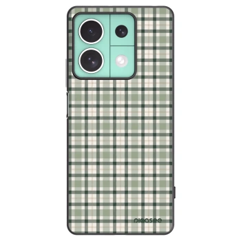 Picasee silikonski črni ovitek za Xiaomi Redmi Note 13 5G - Sage Tartan