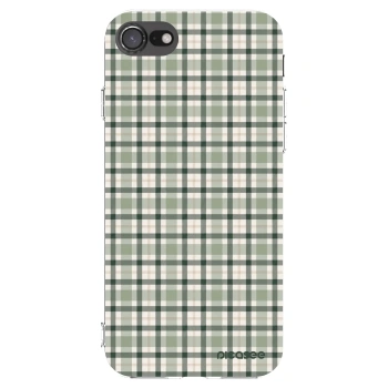 Picasee silikonski prozorni ovitek za Apple iPhone 7 - Sage Tartan