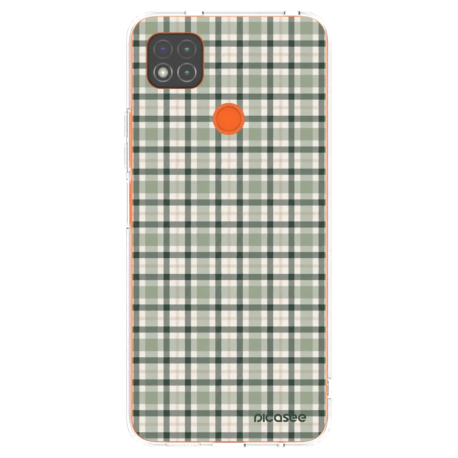 Picasee silikonski prozorni ovitek za Xiaomi Redmi 9C - Sage Tartan