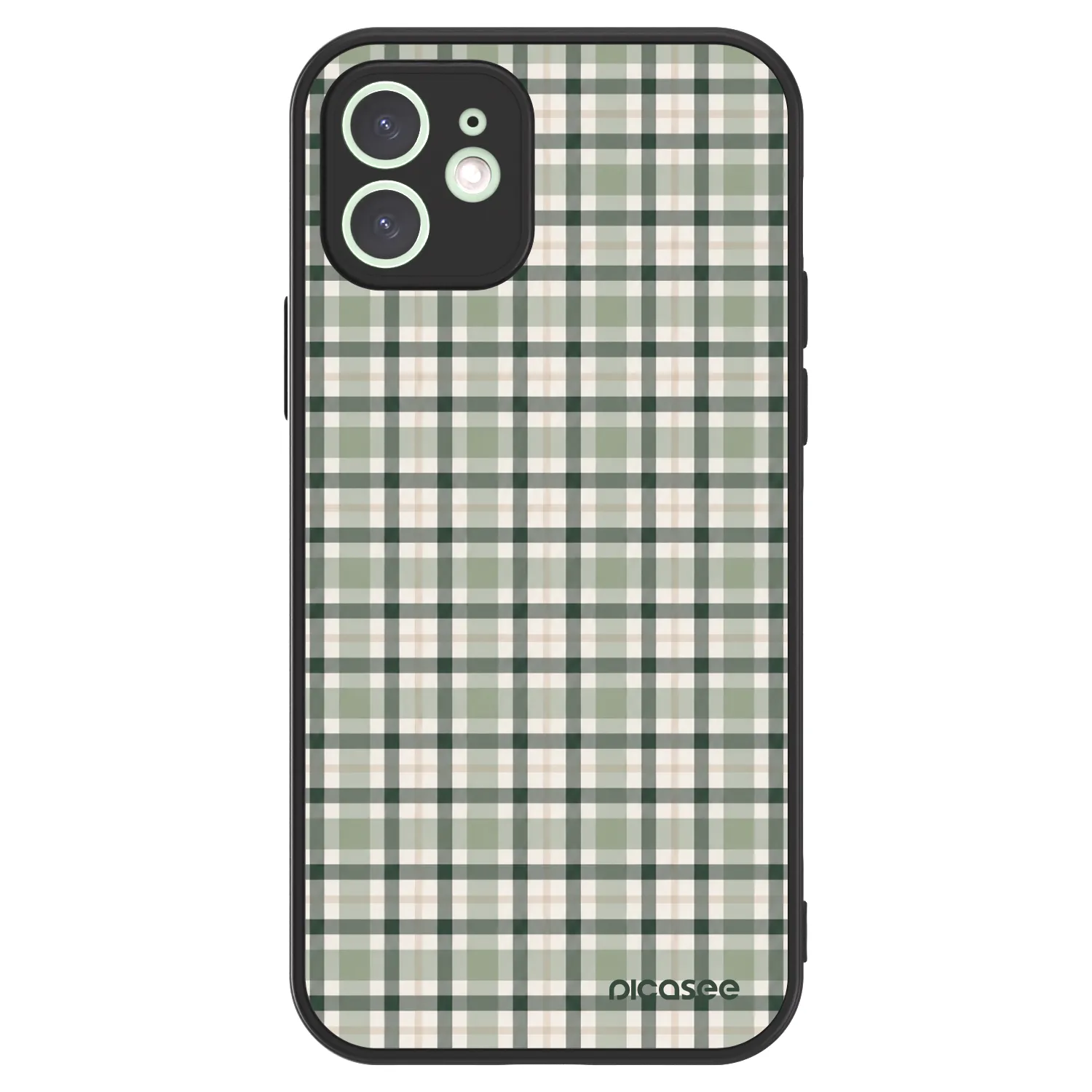 Picasee ULTIMATE CASE za Apple iPhone 12 - Sage Tartan