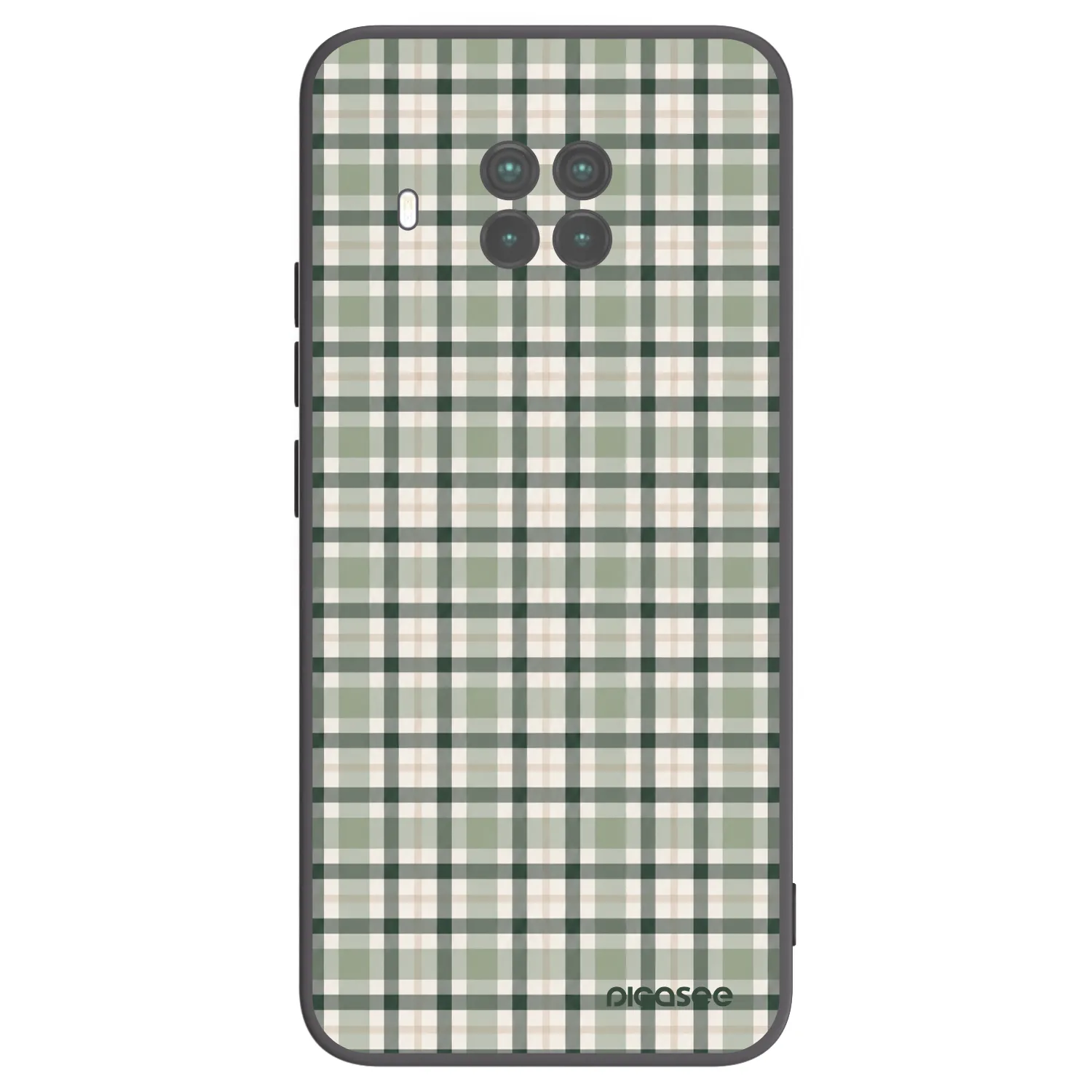 Picasee silikonski črni ovitek za Xiaomi Mi 10T Lite - Sage Tartan