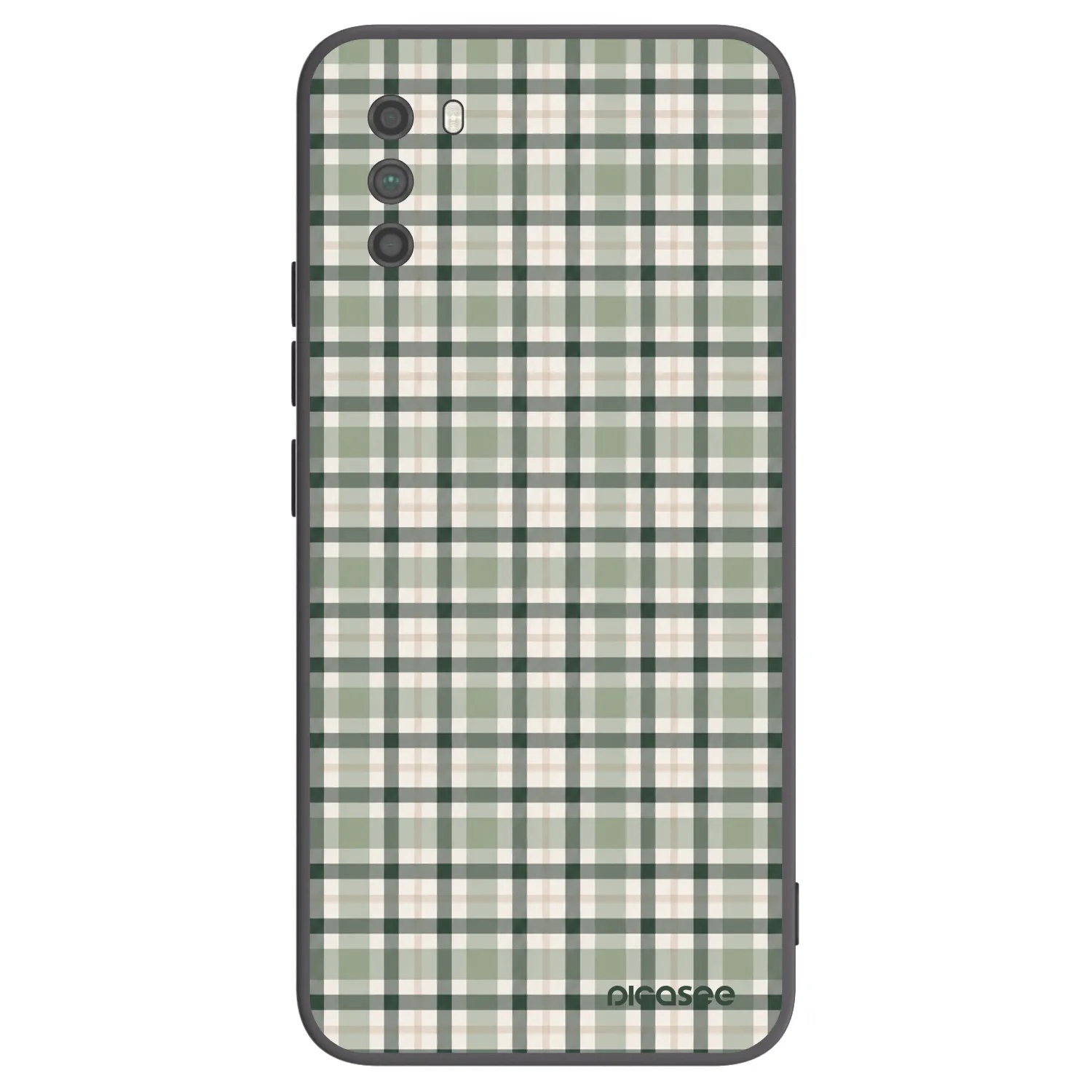 Picasee silikonski črni ovitek za Xiaomi Poco M3 - Sage Tartan