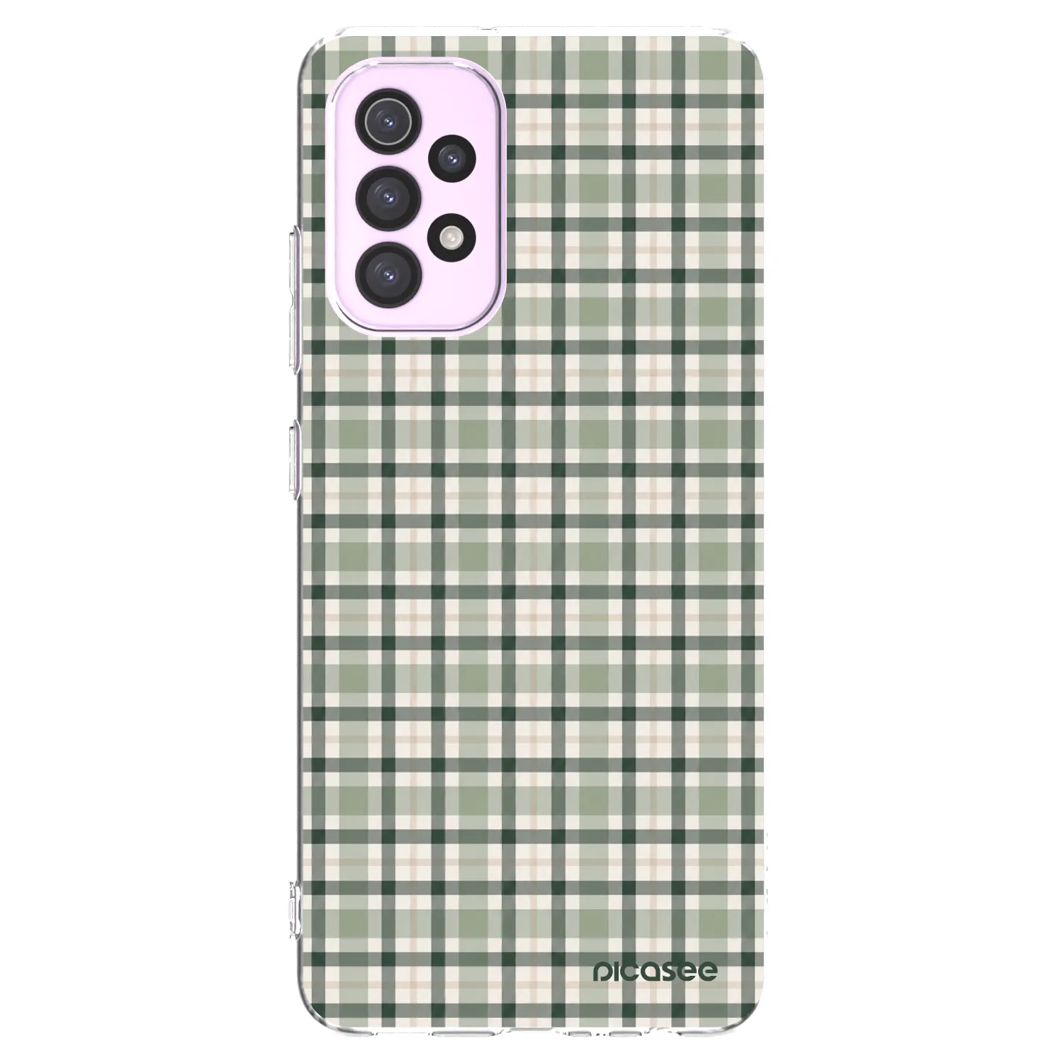 Picasee silikonski prozorni ovitek za Samsung Galaxy A32 5G A326B - Sage Tartan