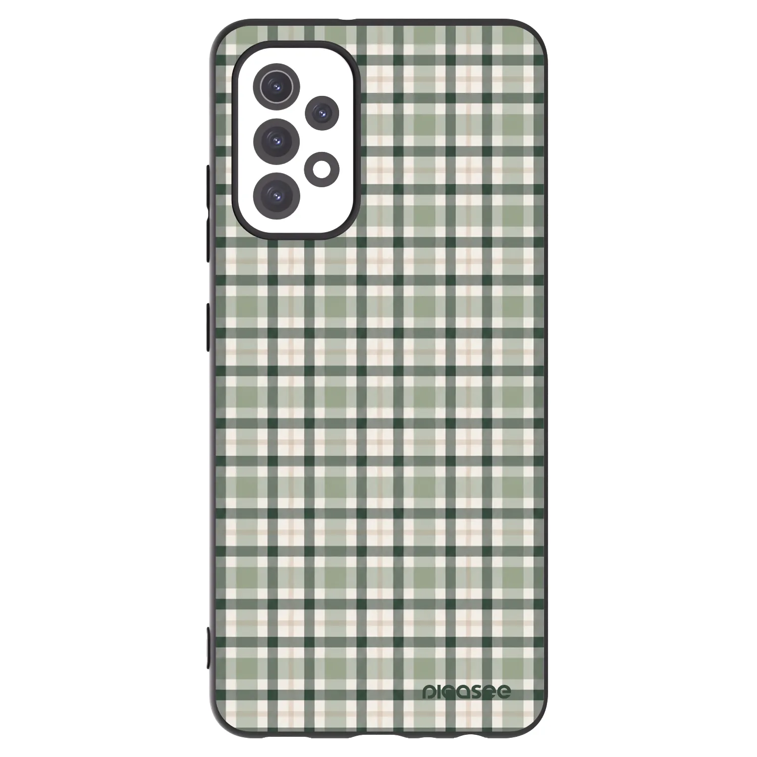Picasee silikonski črni ovitek za Samsung Galaxy A32 5G A326B - Sage Tartan