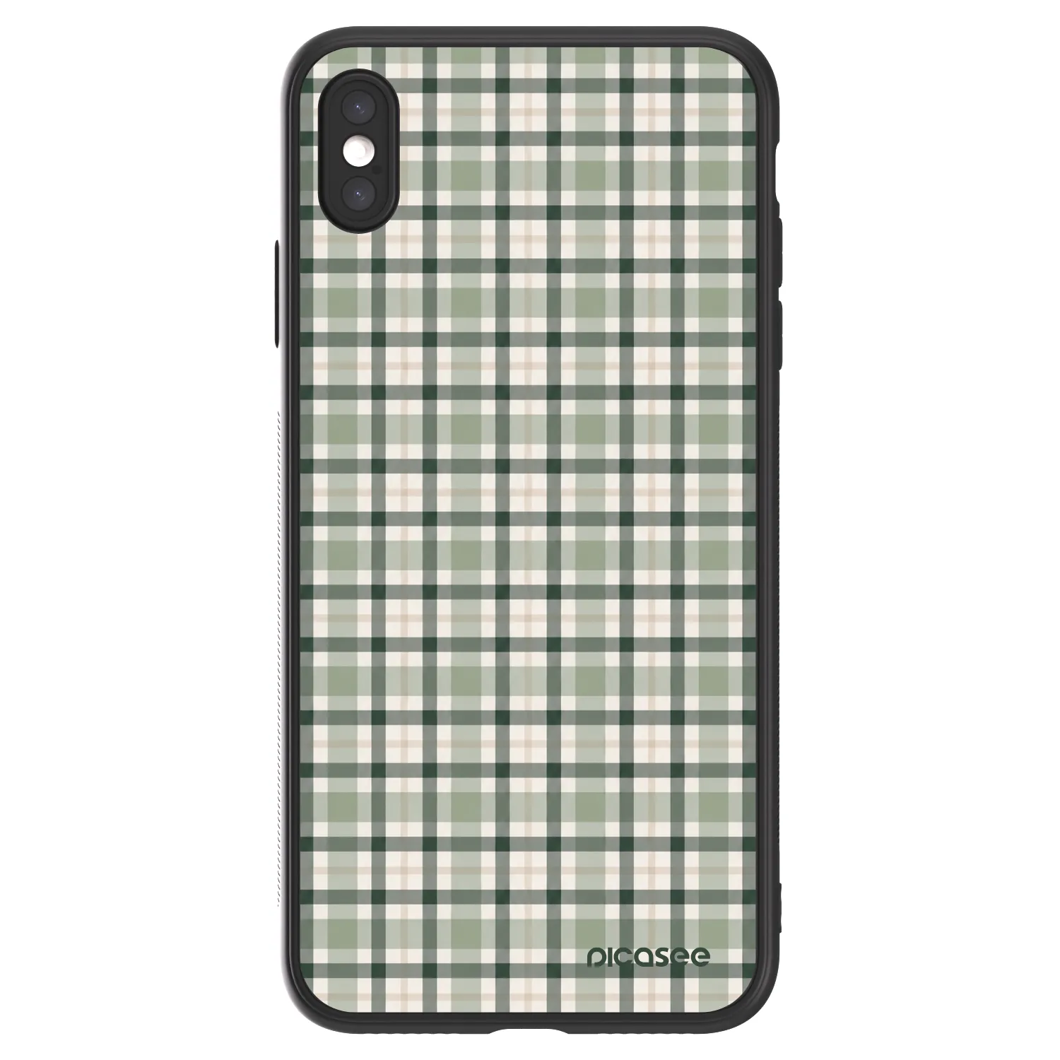 Picasee ULTIMATE CASE za Apple iPhone XS Max - Sage Tartan
