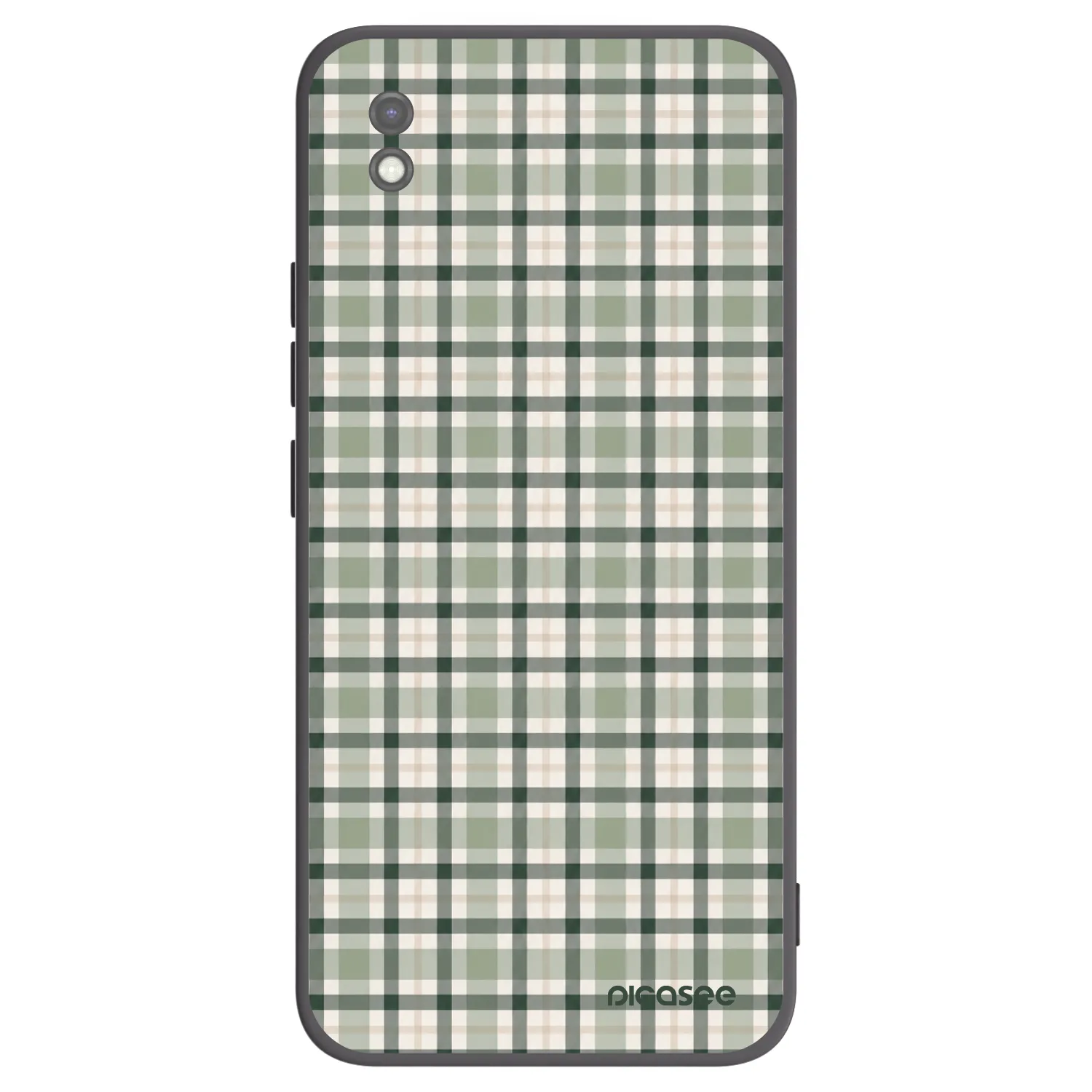 Picasee silikonski črni ovitek za Xiaomi Redmi 9AT - Sage Tartan