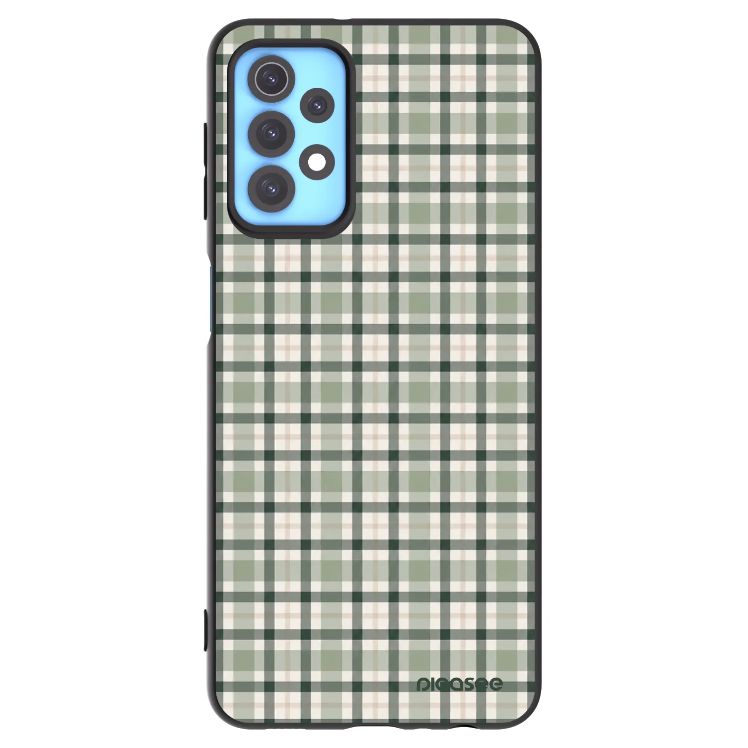 Picasee silikonski črni ovitek za Samsung Galaxy A32 4G SM-A325F - Sage Tartan