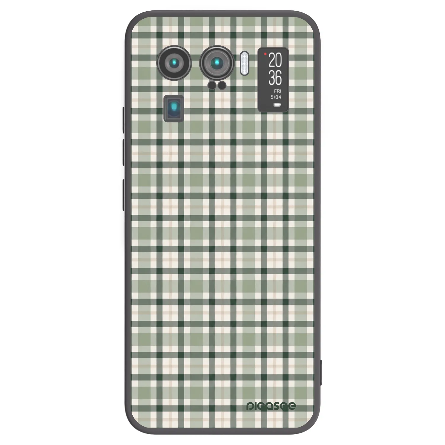 Picasee silikonski črni ovitek za Xiaomi Mi 11 Ultra - Sage Tartan