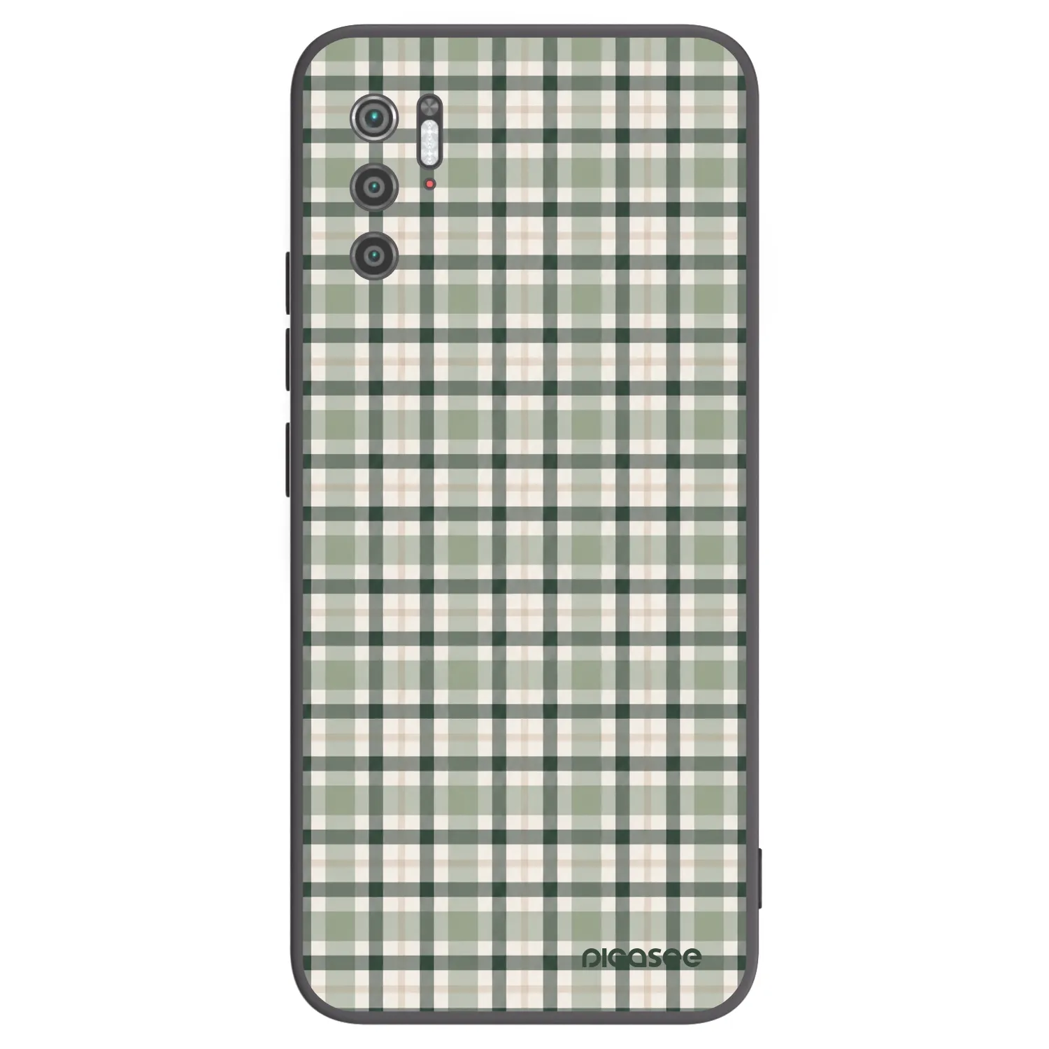 Picasee silikonski črni ovitek za Xiaomi Poco M3 Pro 5G - Sage Tartan