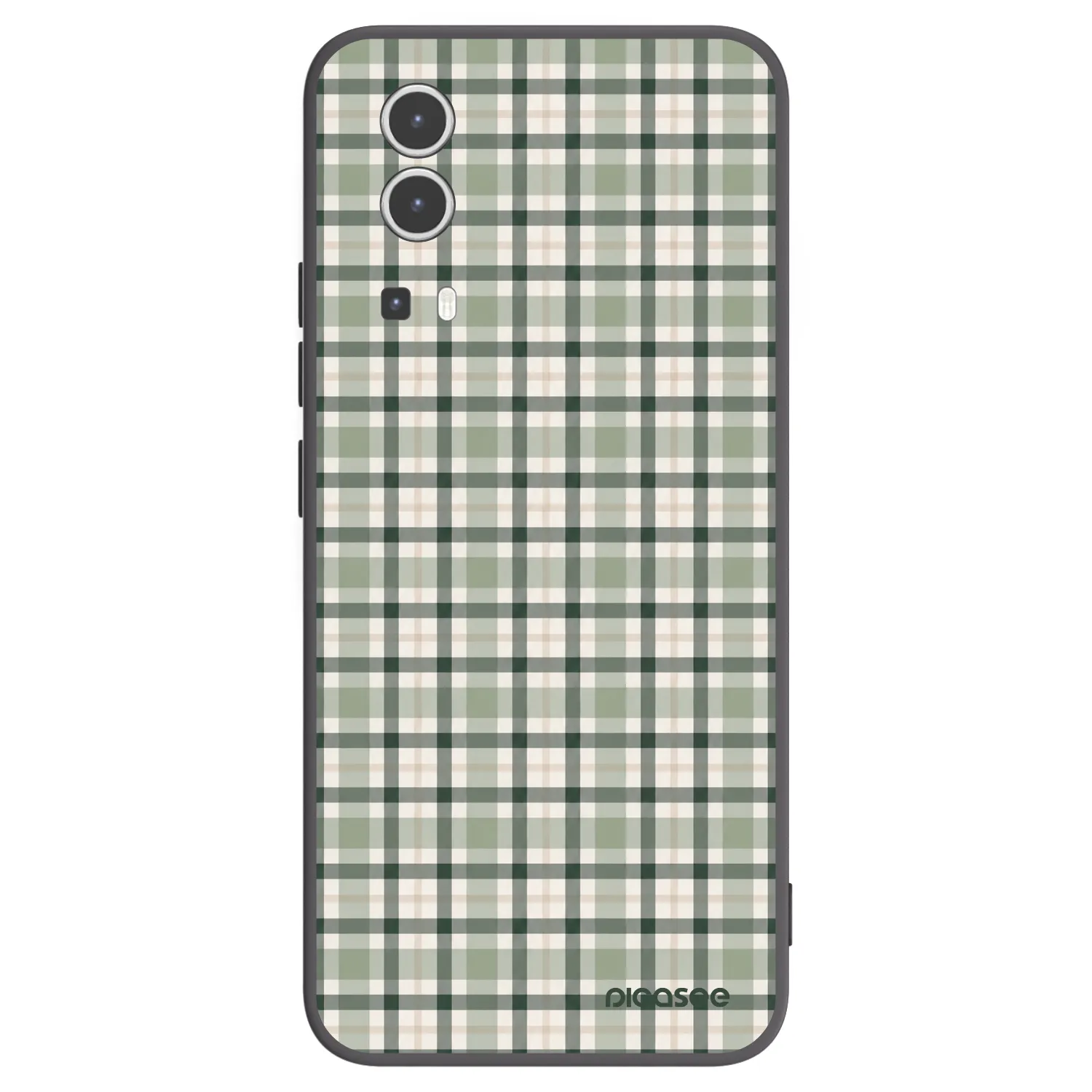 Picasee silikonski črni ovitek za Vivo Y72 5G - Sage Tartan
