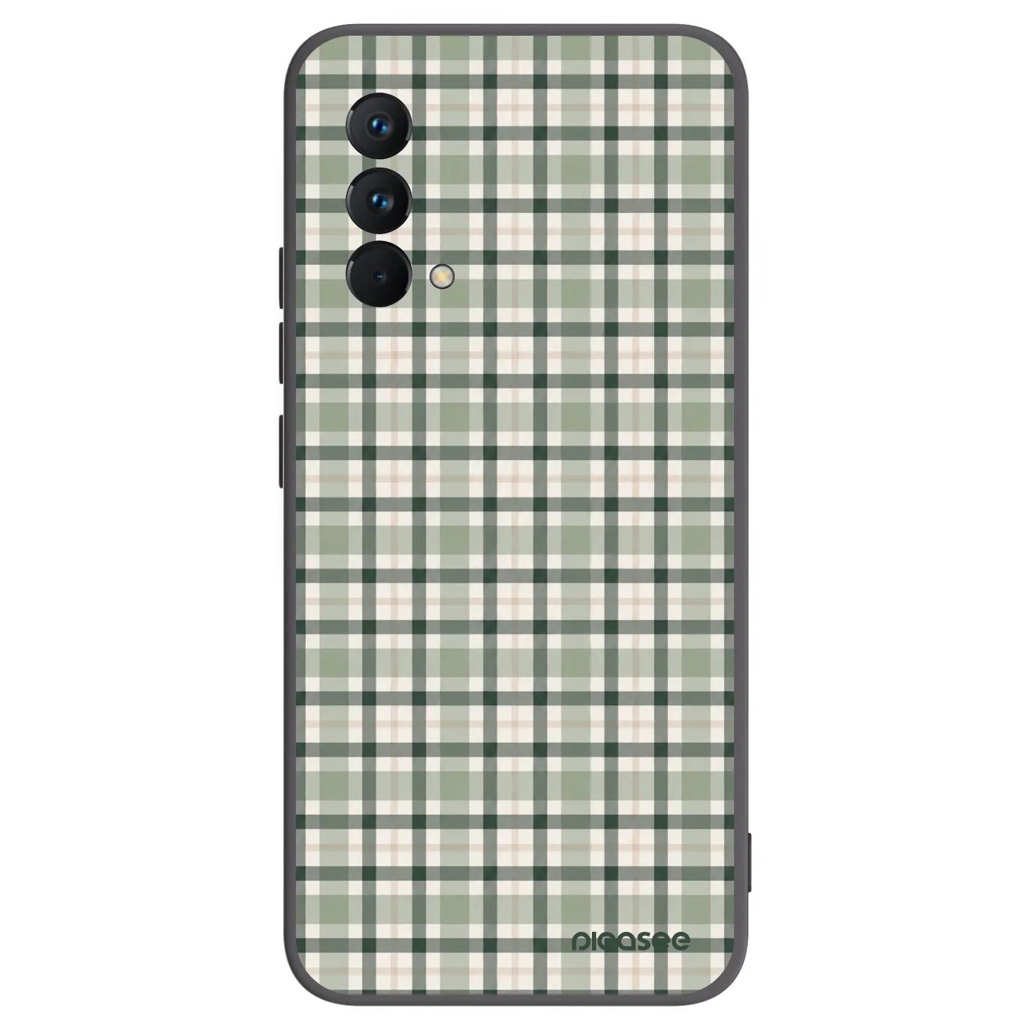 Picasee silikonski črni ovitek za Realme GT Master Edition 5G - Sage Tartan