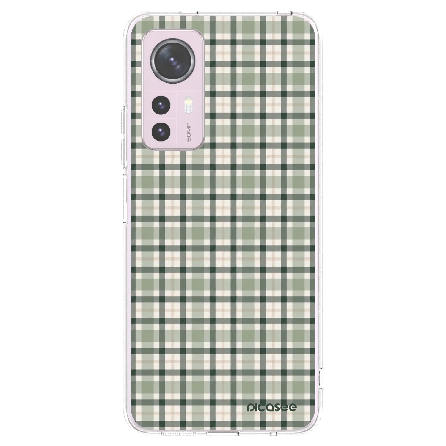 Picasee silikonski prozorni ovitek za Xiaomi 12 - Sage Tartan
