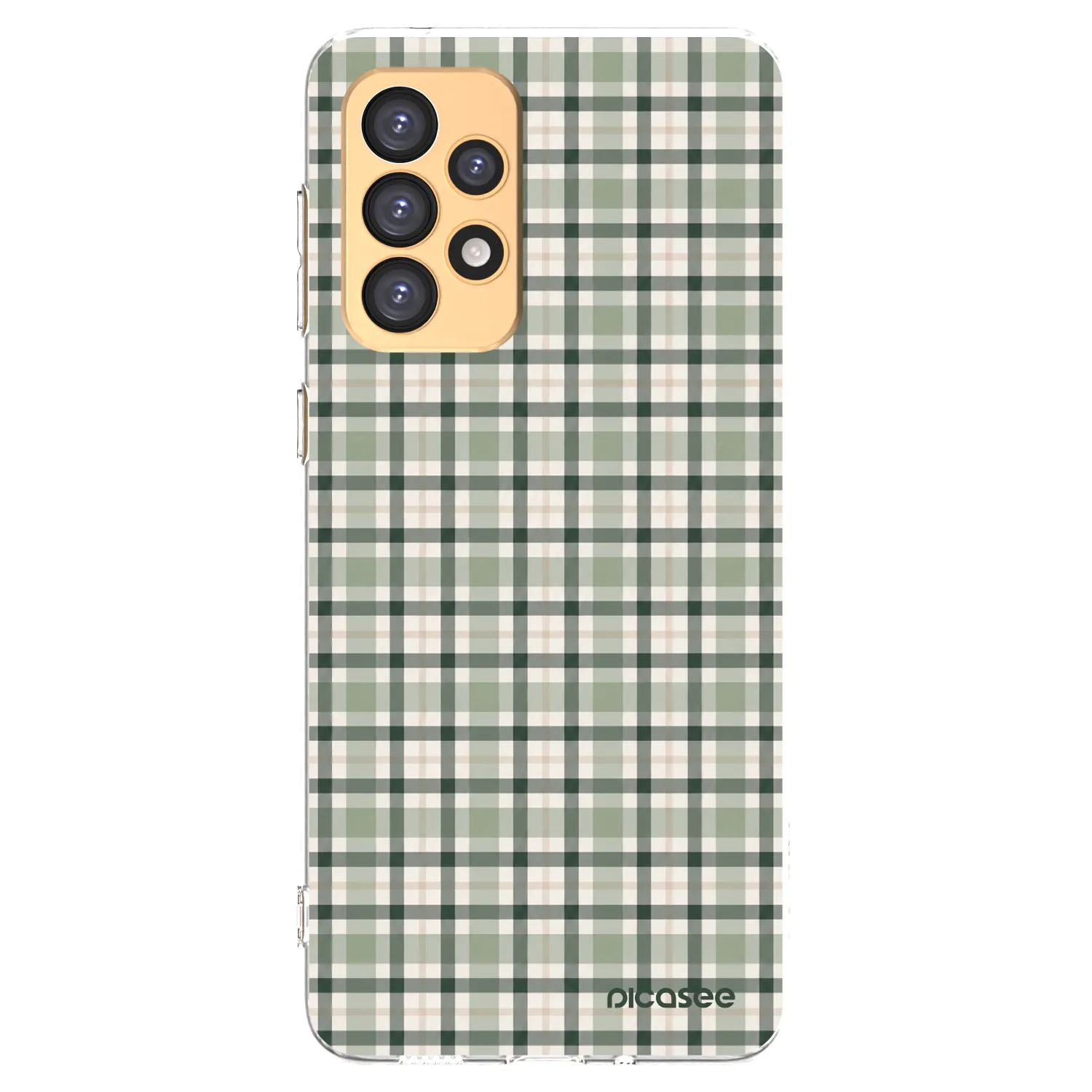 Picasee silikonski prozorni ovitek za Samsung Galaxy A33 5G A336 - Sage Tartan