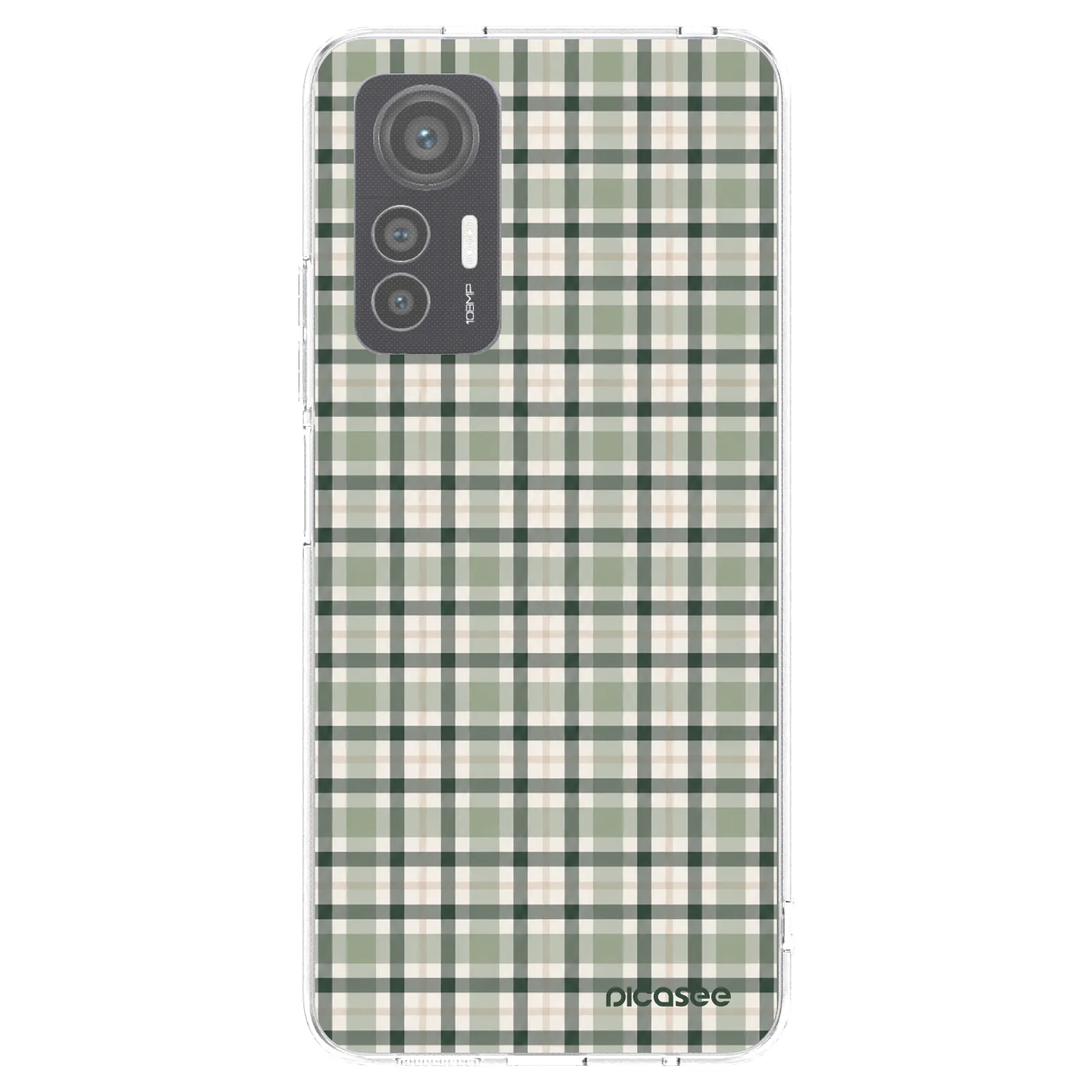 Picasee silikonski prozorni ovitek za Xiaomi 12 Lite - Sage Tartan