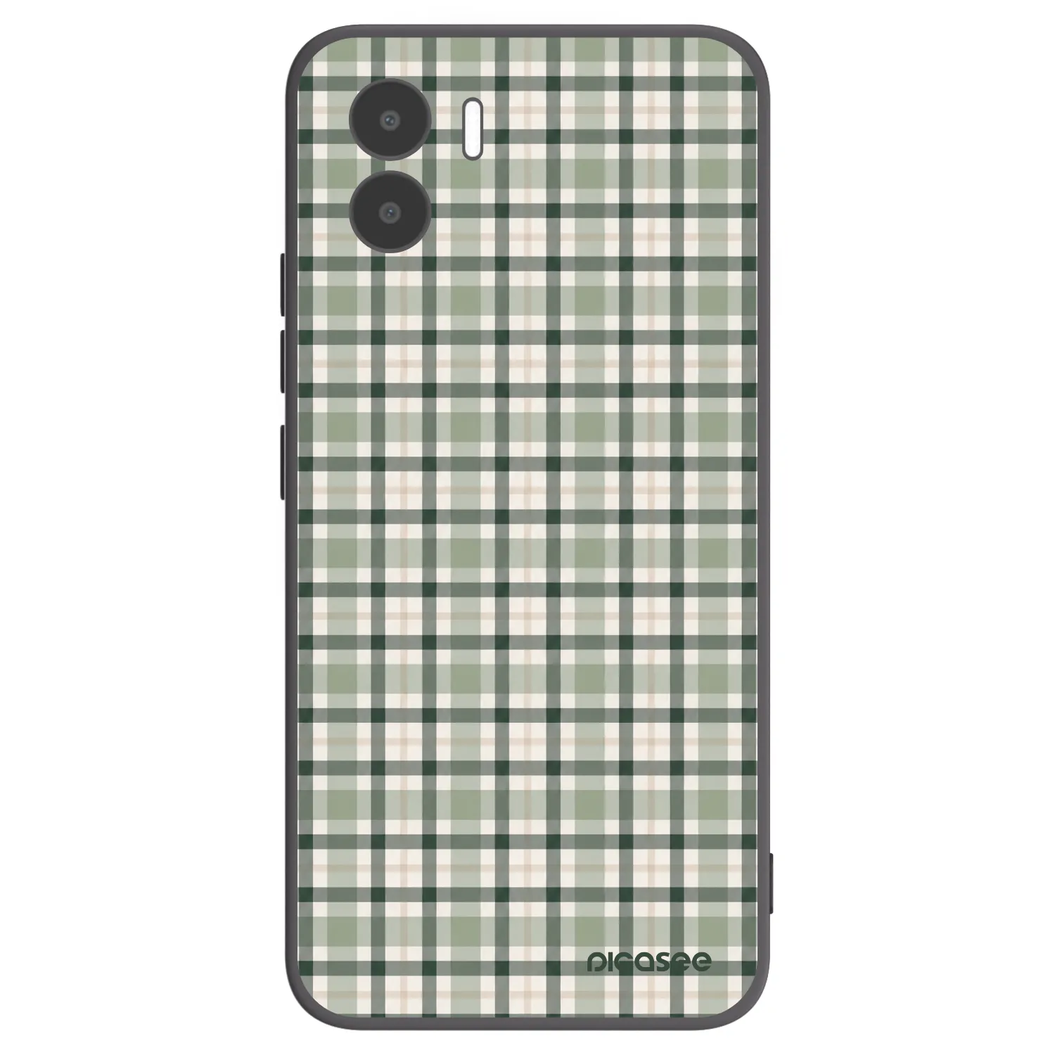 Picasee silikonski črni ovitek za Xiaomi Redmi A1 - Sage Tartan