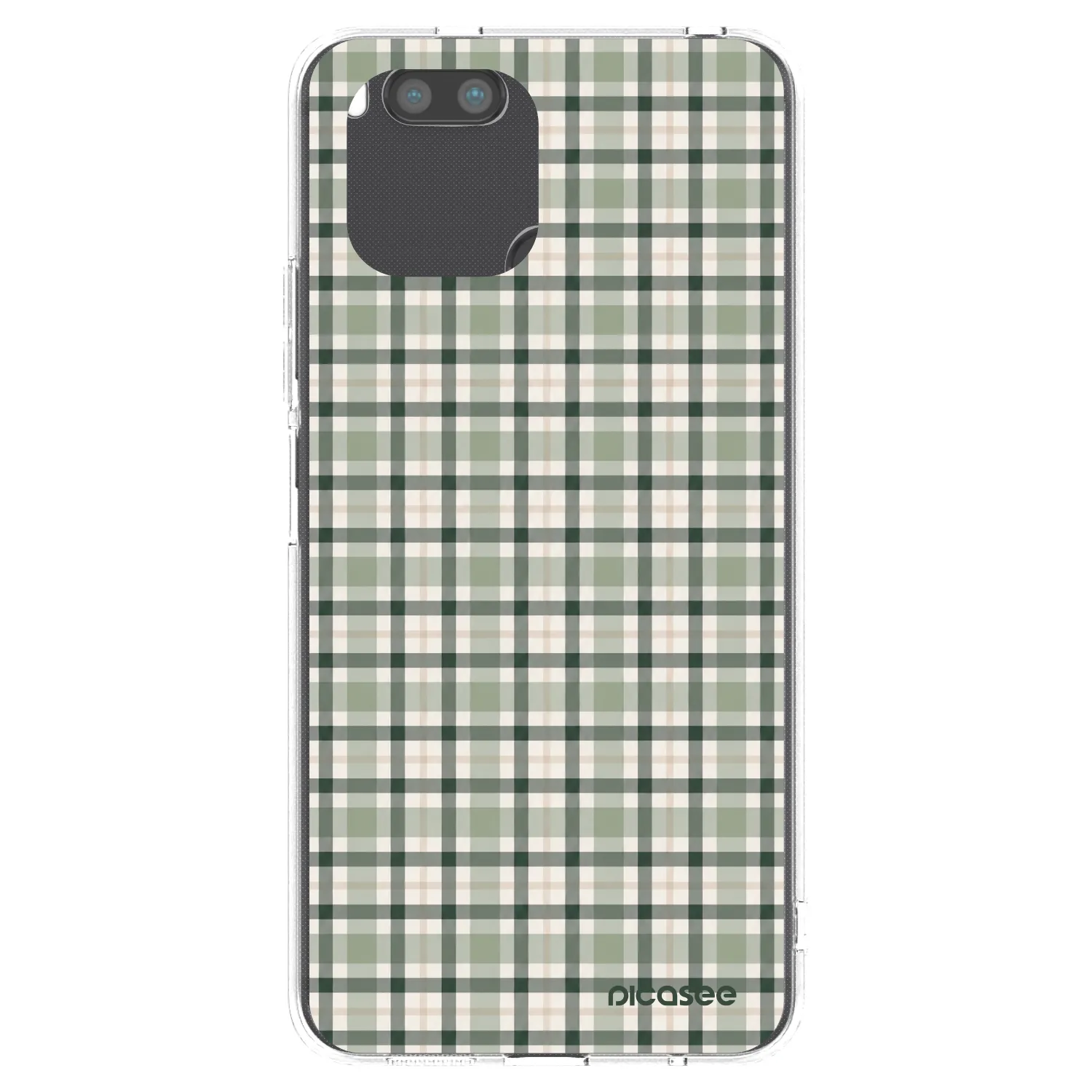 Picasee silikonski prozorni ovitek za Xiaomi Redmi A1 - Sage Tartan