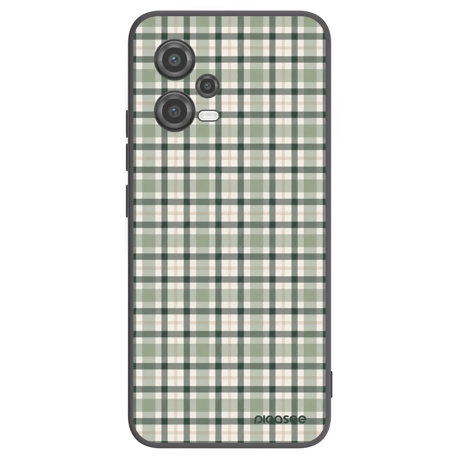 Picasee silikonski črni ovitek za Xiaomi Poco X5 - Sage Tartan