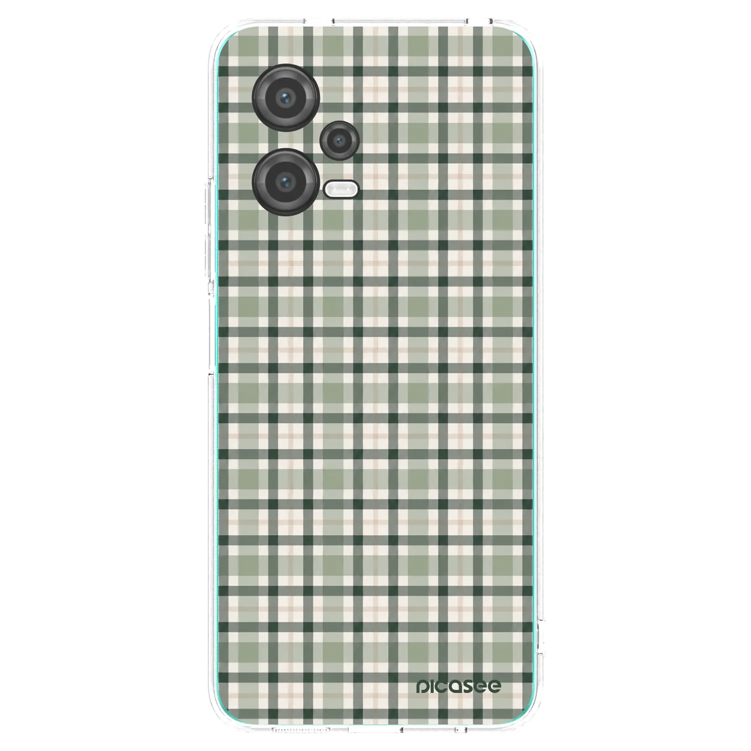 Picasee silikonski prozorni ovitek za Xiaomi Poco X5 - Sage Tartan