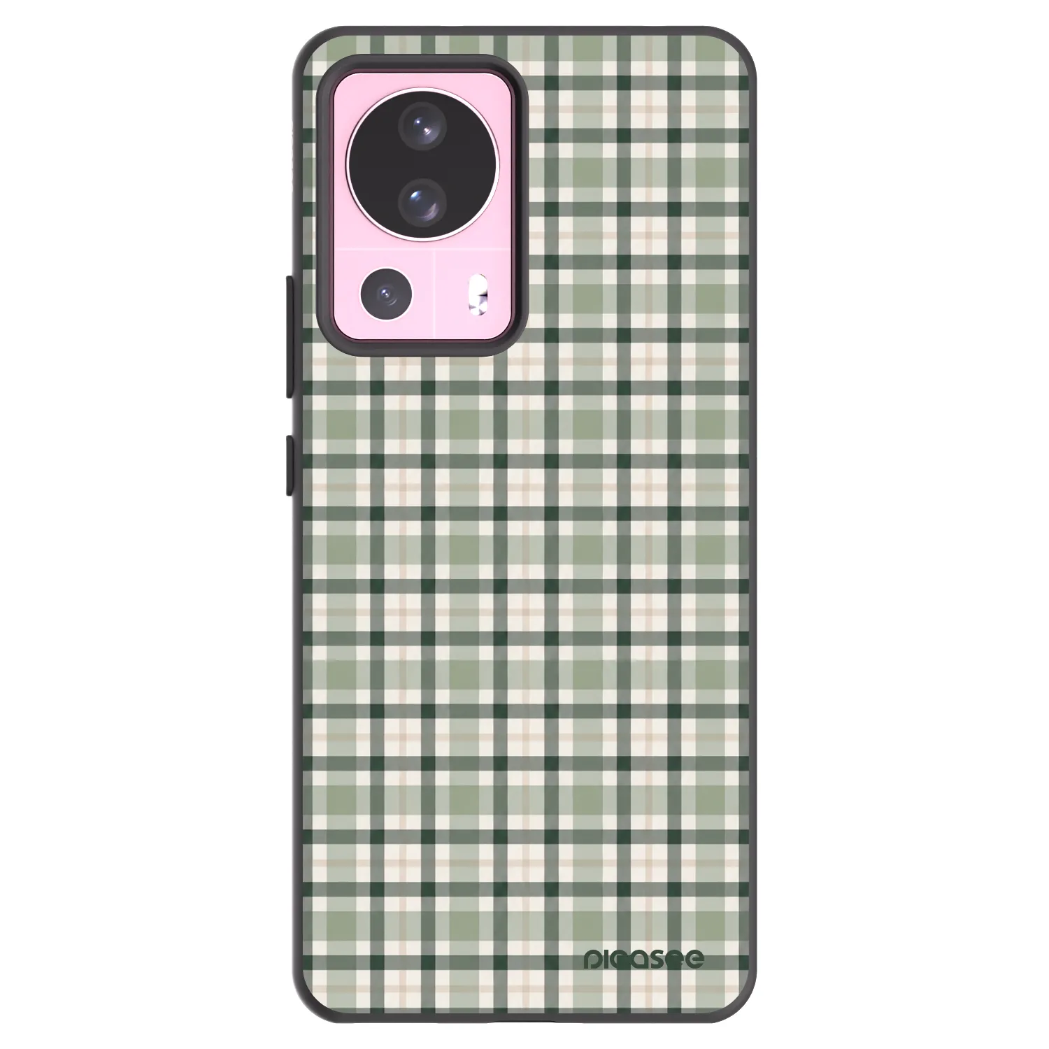 Picasee silikonski črni ovitek za Xiaomi 13 Lite - Sage Tartan