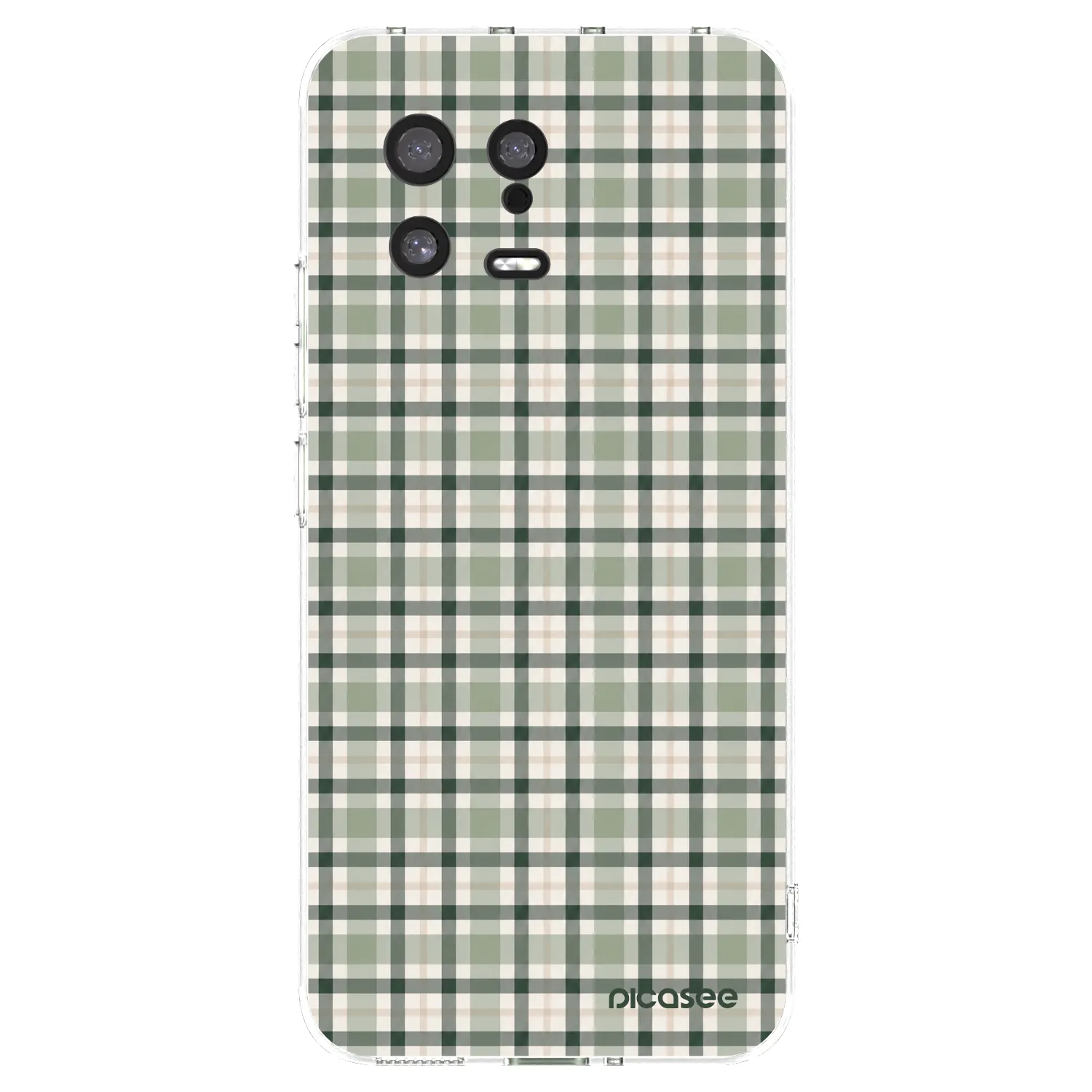 Picasee silikonski prozorni ovitek za Xiaomi 13 - Sage Tartan