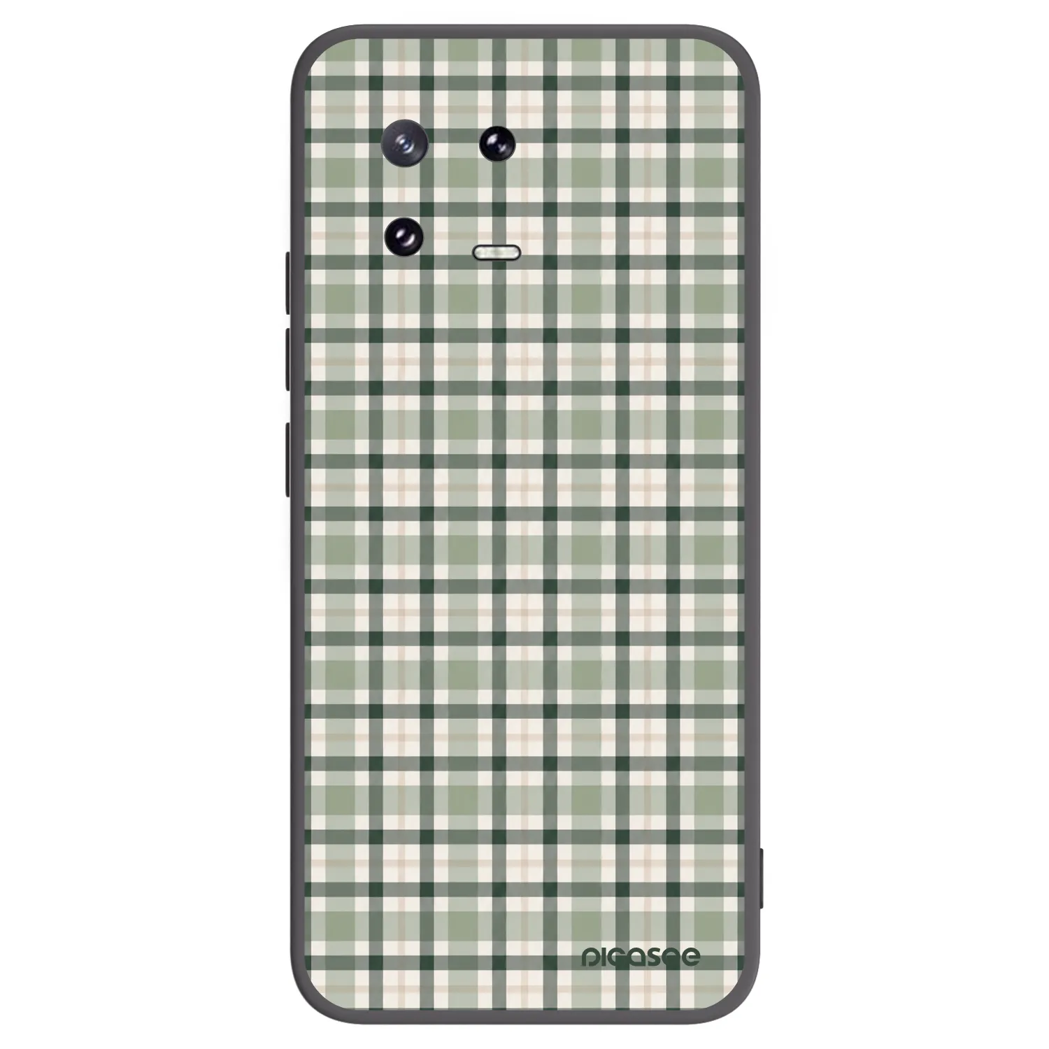 Picasee silikonski črni ovitek za Xiaomi 13 Pro - Sage Tartan