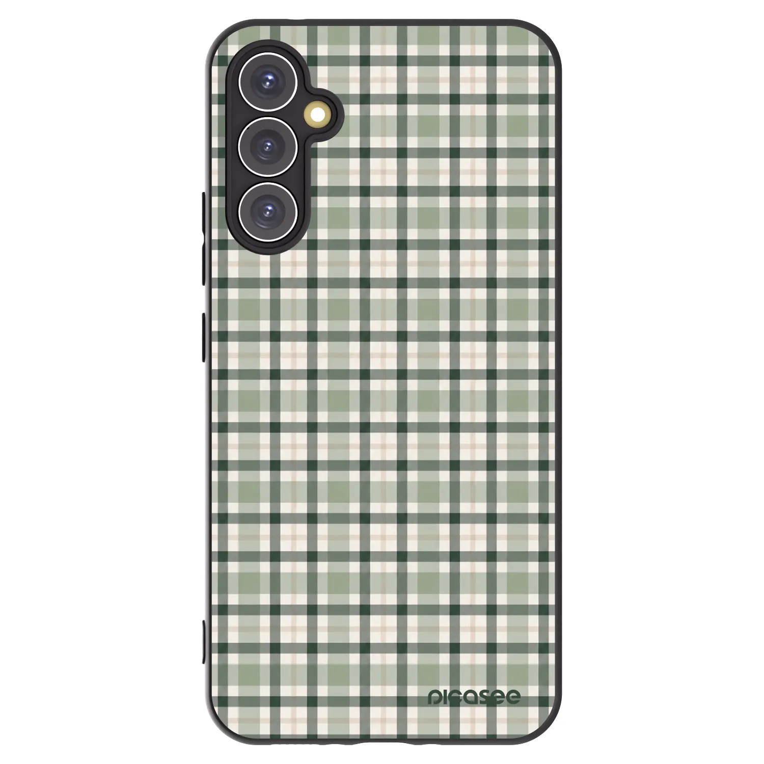 Picasee silikonski črni ovitek za Samsung Galaxy A34 5G A346B - Sage Tartan
