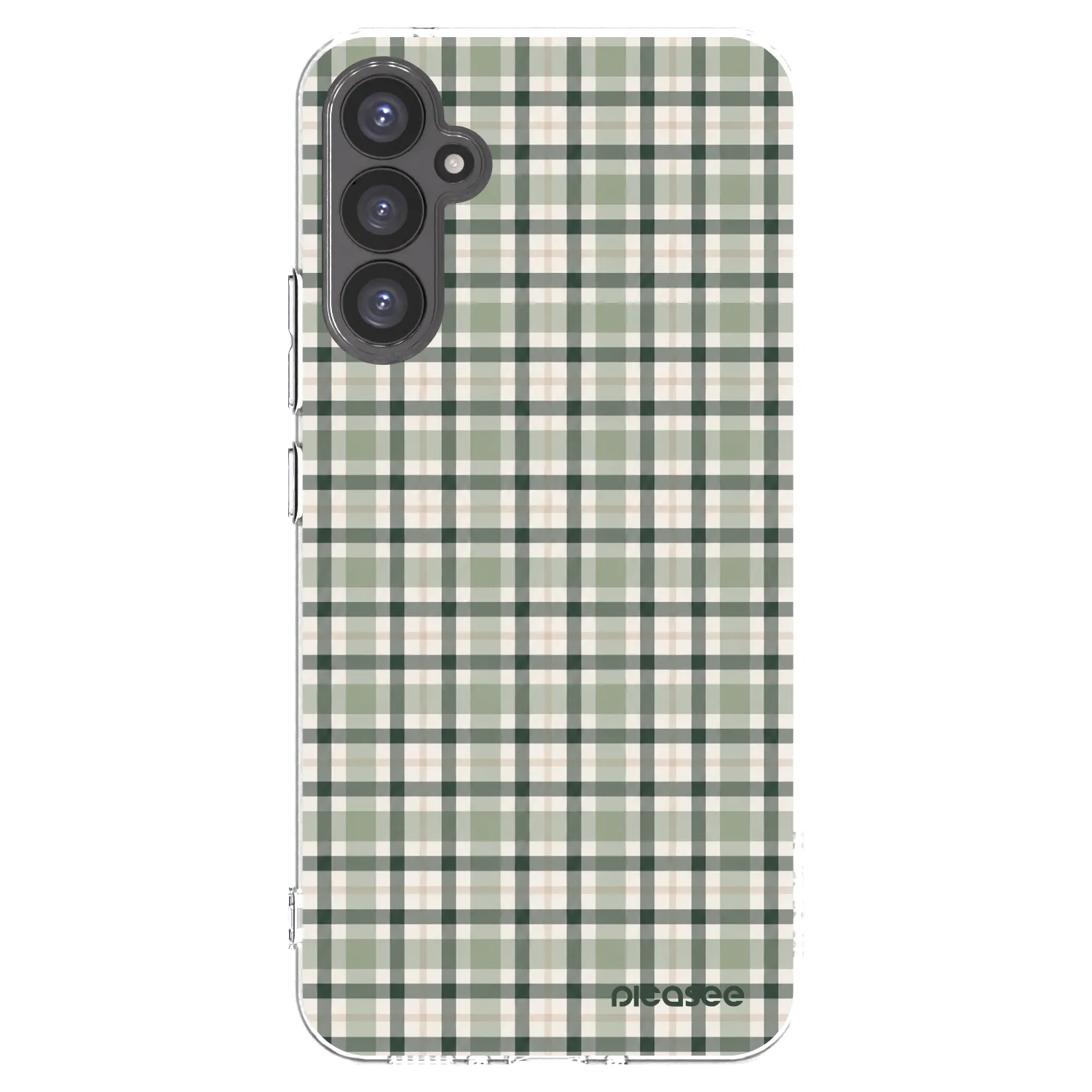 Picasee silikonski prozorni ovitek za Samsung Galaxy A34 5G A346B - Sage Tartan