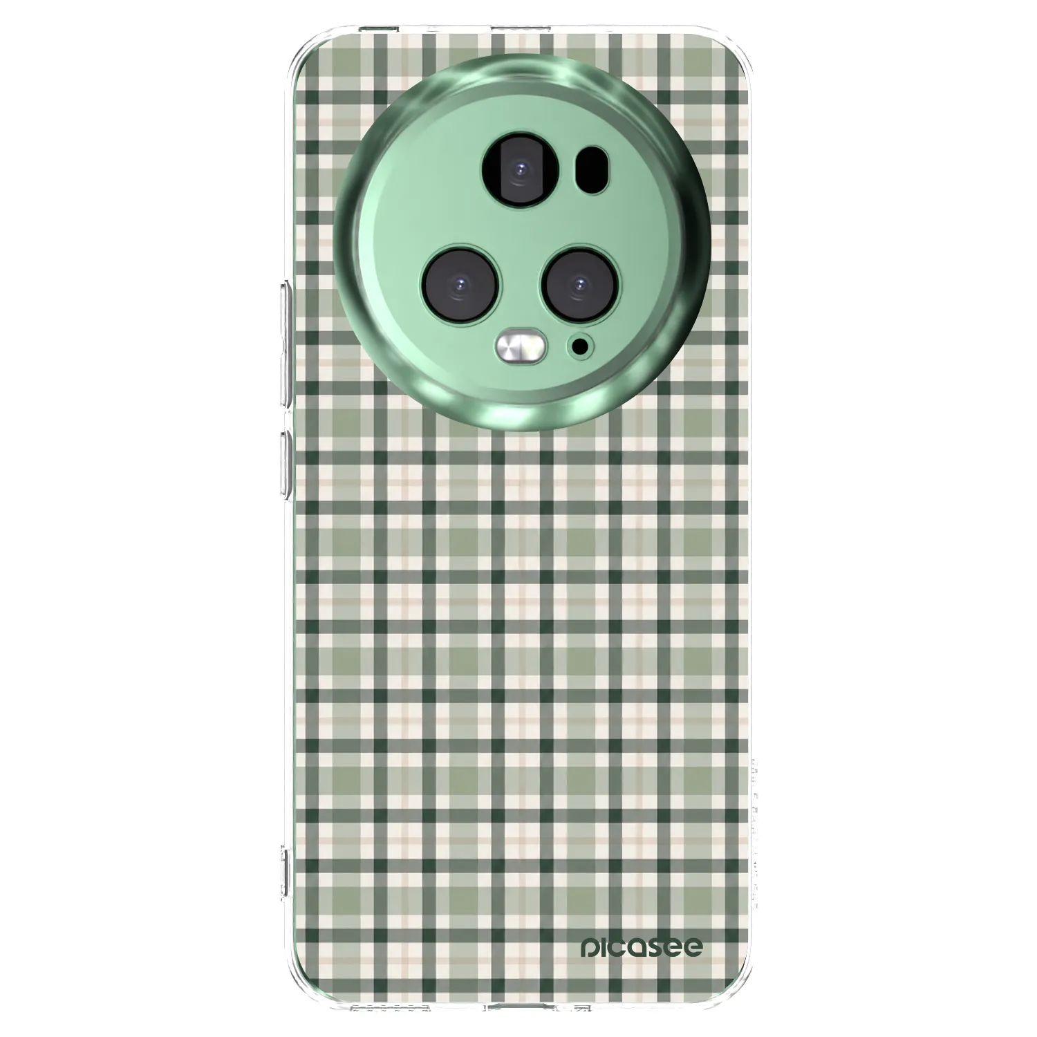 Picasee silikonski prozorni ovitek za Honor Magic5 Pro - Sage Tartan