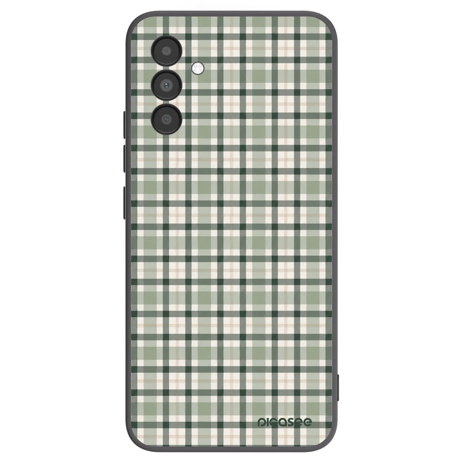 Picasee silikonski črni ovitek za Samsung Galaxy A04s A047F - Sage Tartan