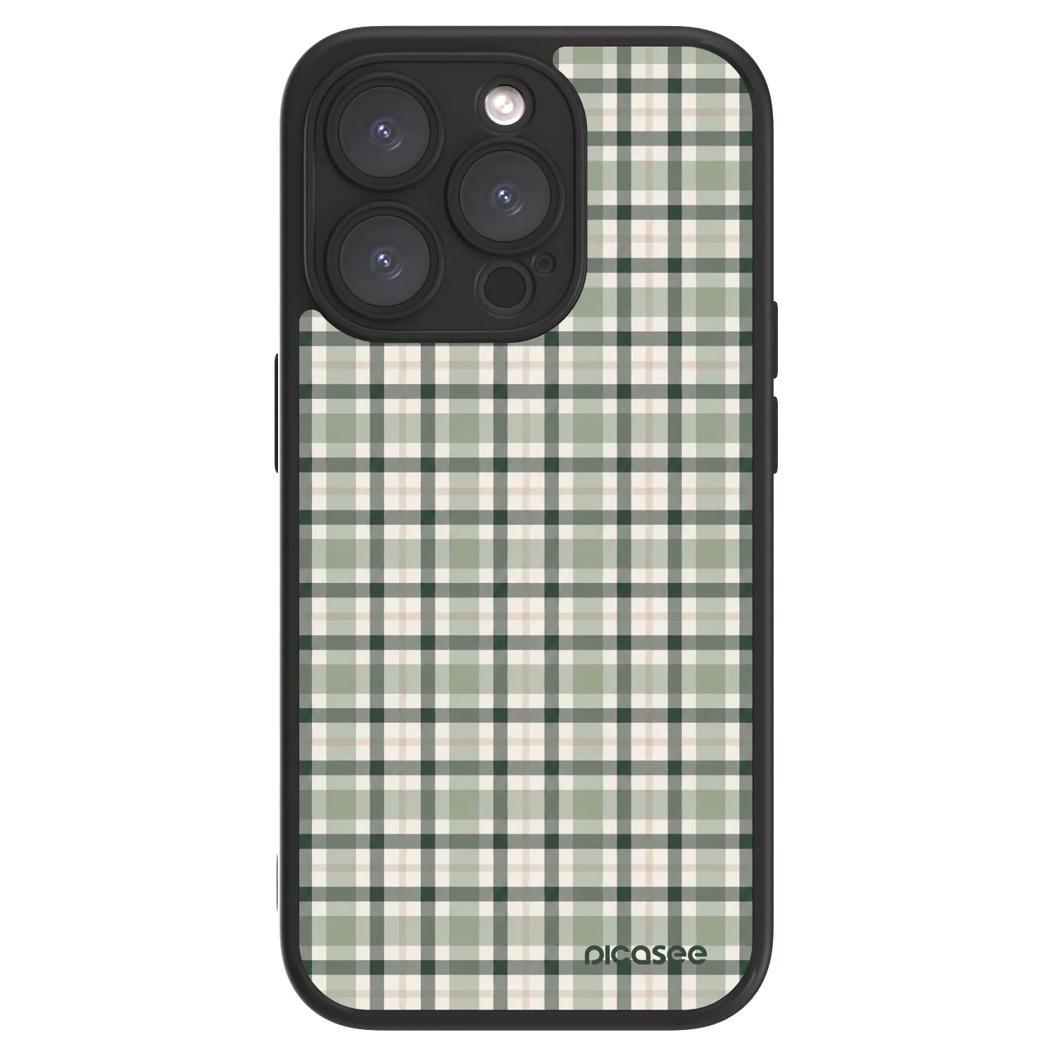 Picasee ULTIMATE CASE MagSafe za Apple iPhone 15 Pro - Sage Tartan